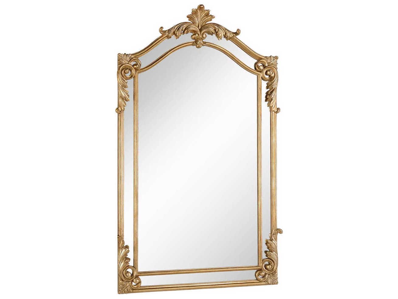 Elegant Lighting Antique Gold & Clear Wall Mirror