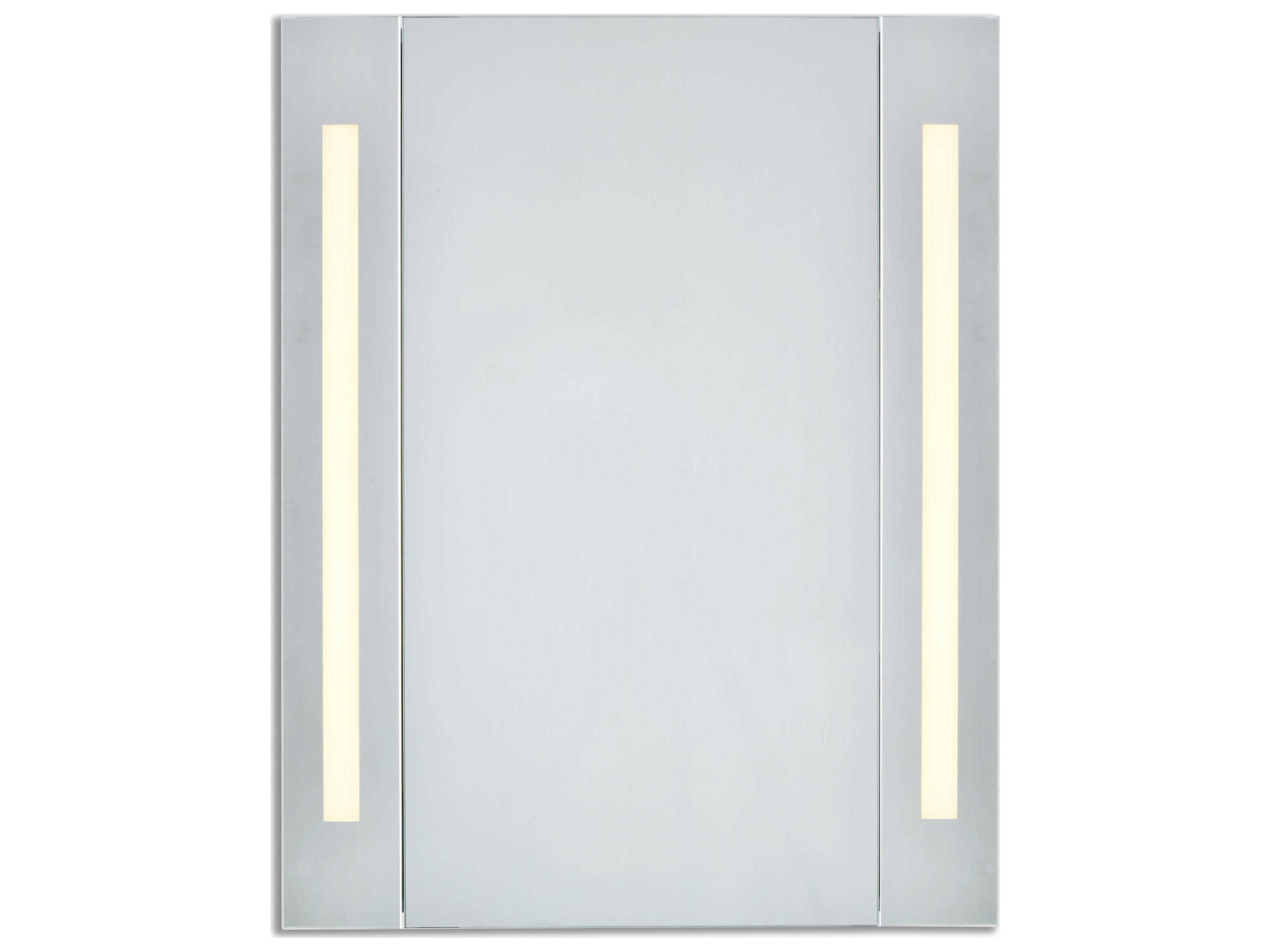 Elegant Lighting Elixir Silver Powder Coating Wall Mirror