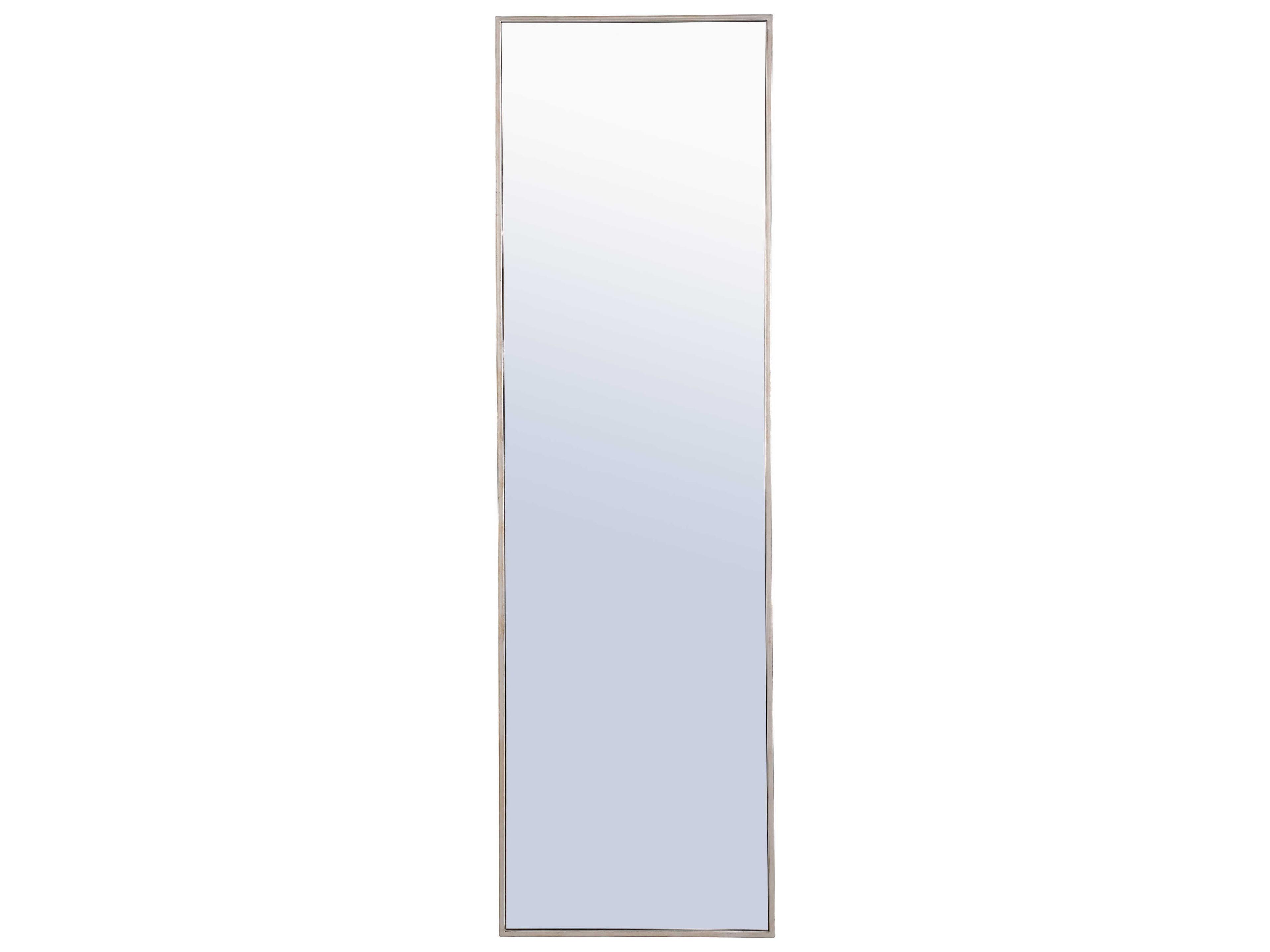Elegant Lighting Eternity Silver Rectangular Wall Mirror