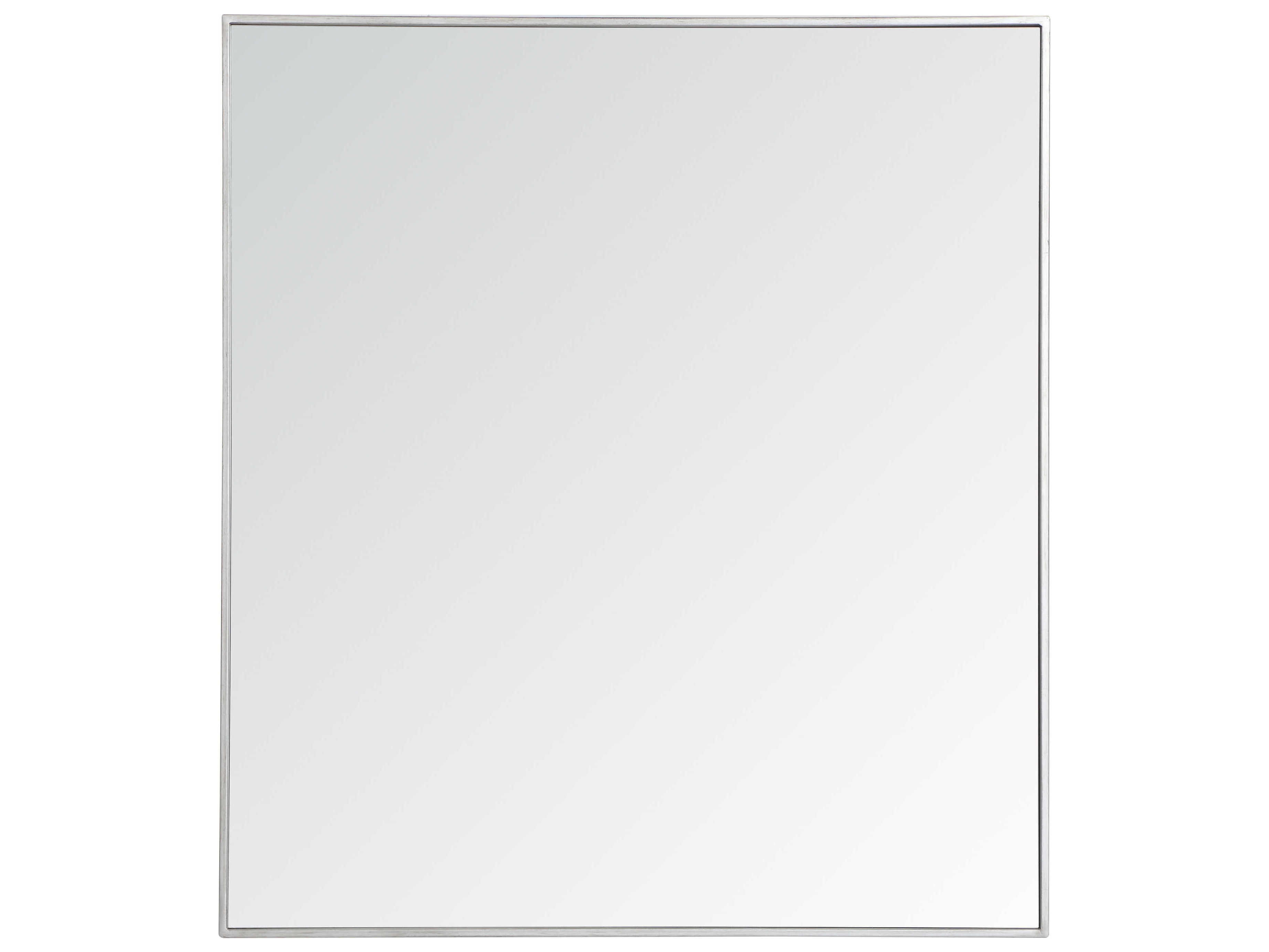 Elegant Lighting Black Rectangular Wall Mirror