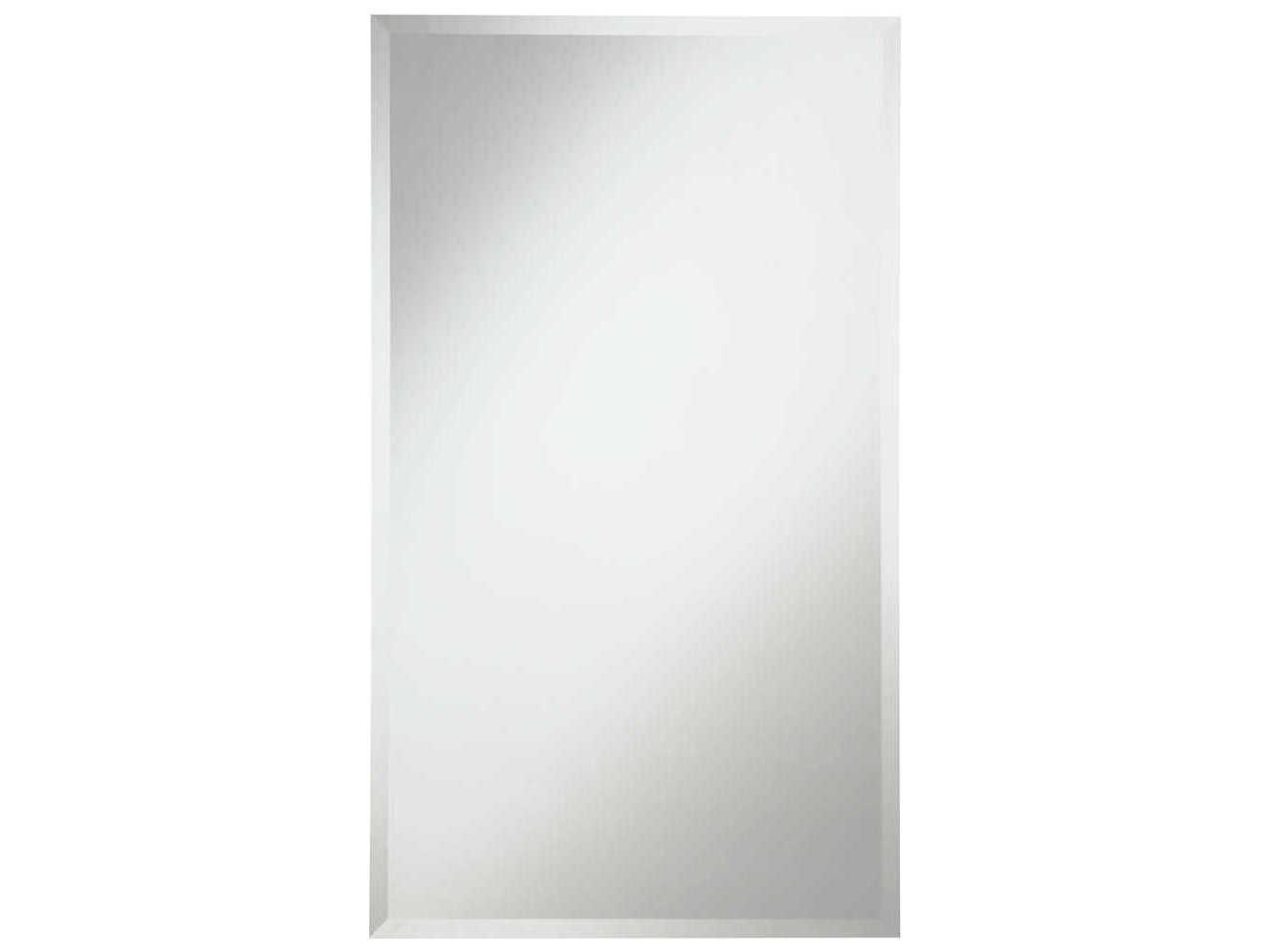 Elegant Lighting Metropolitan Clear Rectangular Wall Mirror