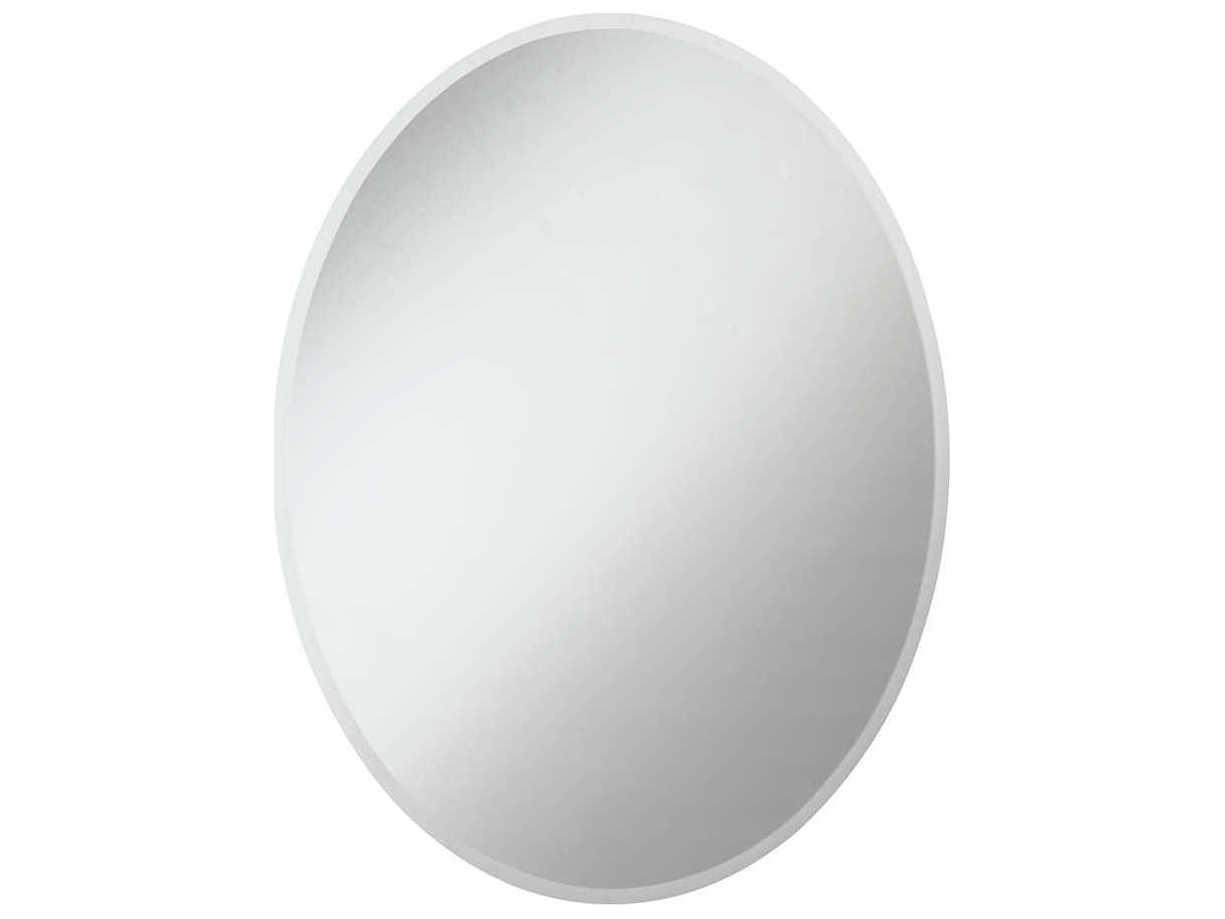 Elegant Lighting Metropolitan Clear Oval Wall Mirror