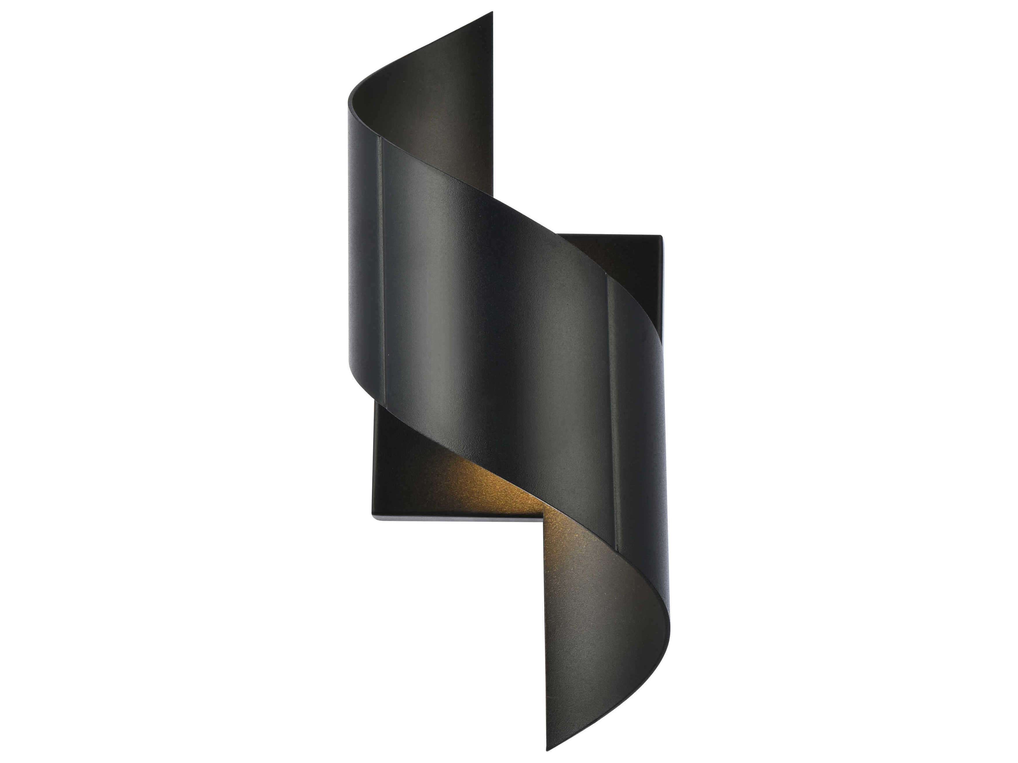 Elegant Lighting Raine Glass LED Outdoor Wall Light