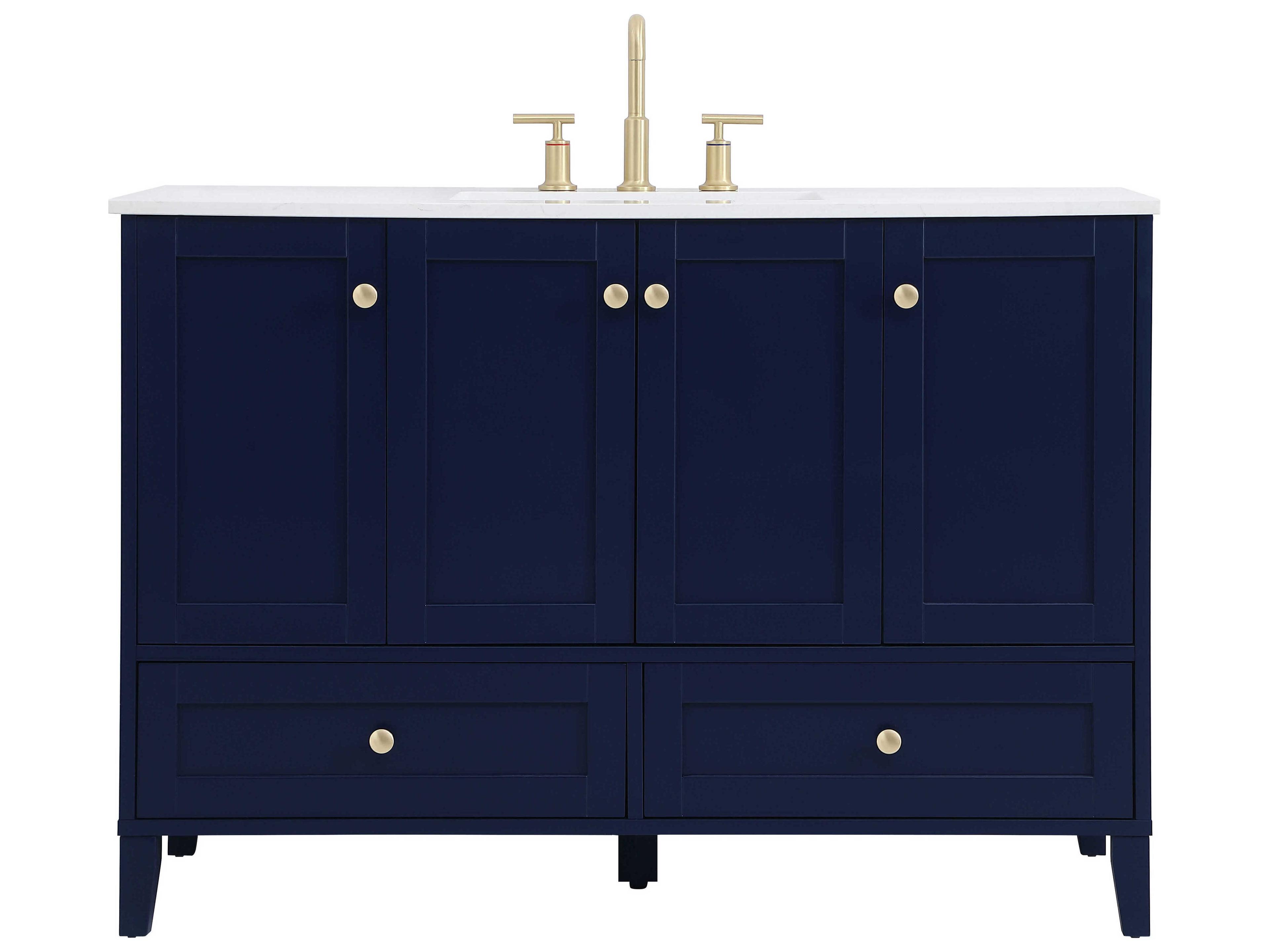 Elegant Lighting Sommerville Blue 48" Vanity