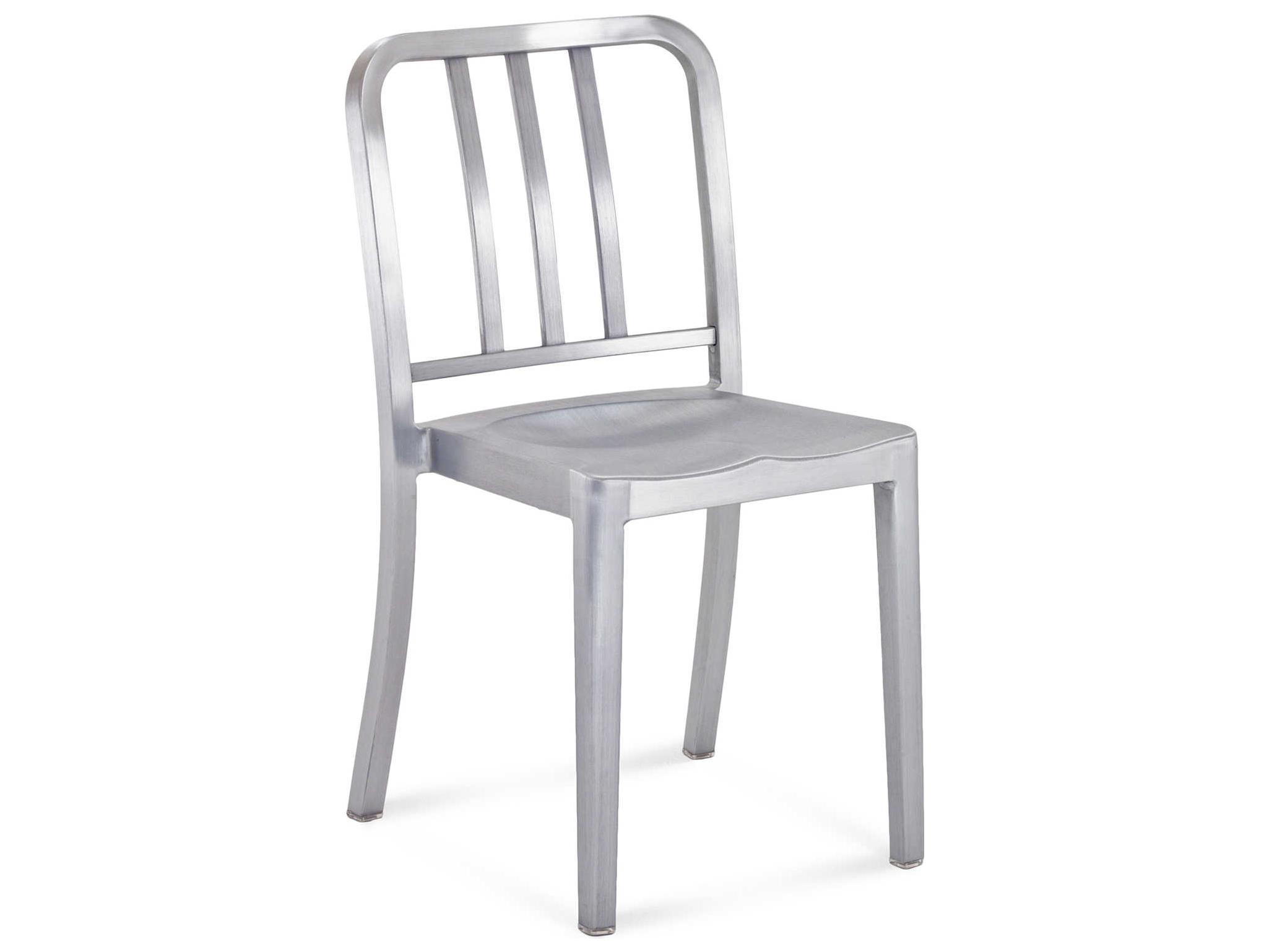 Emeco Heritage Silver Side Dining Chair