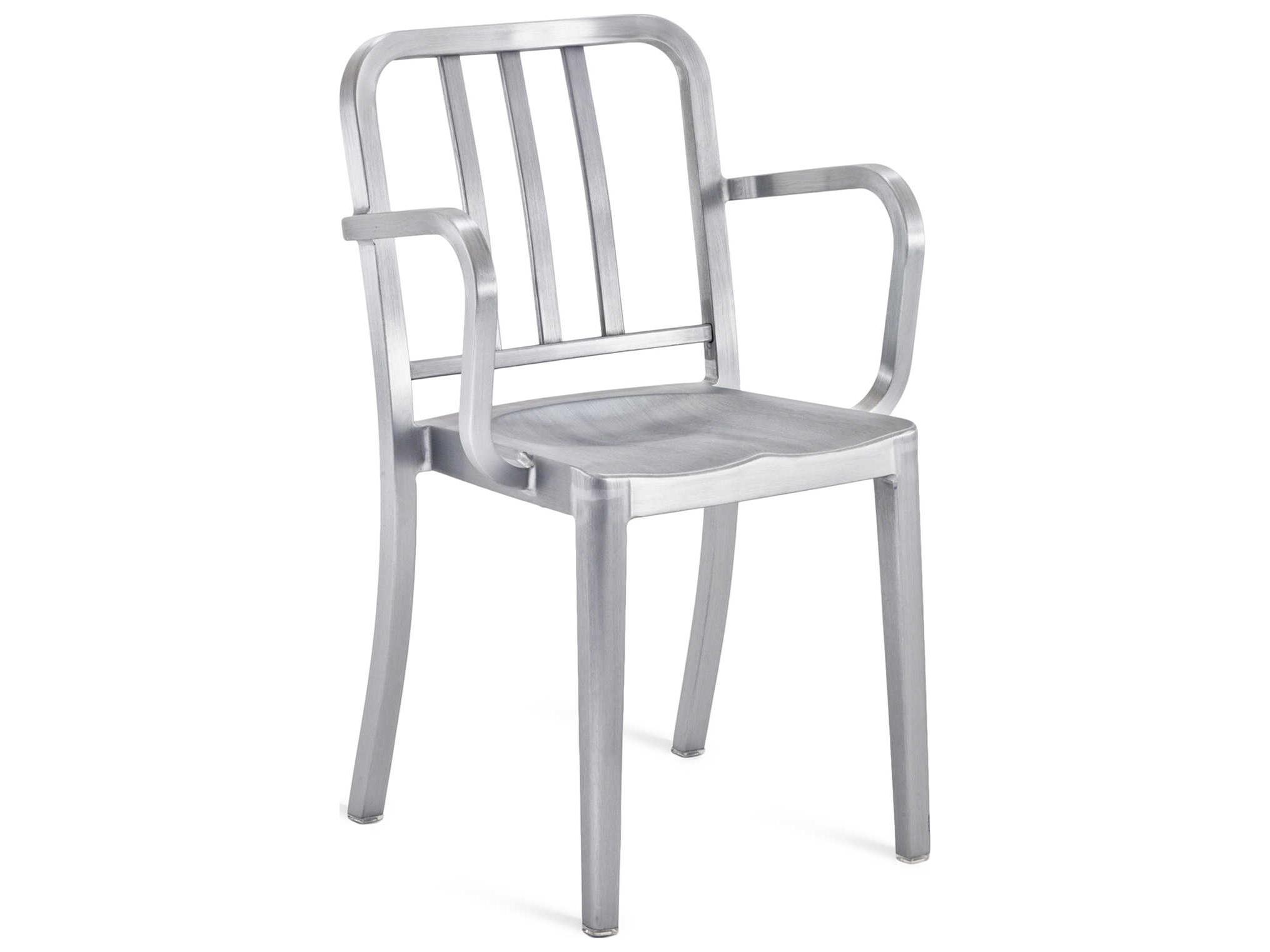 Emeco Heritage Silver Arm Dining Chair