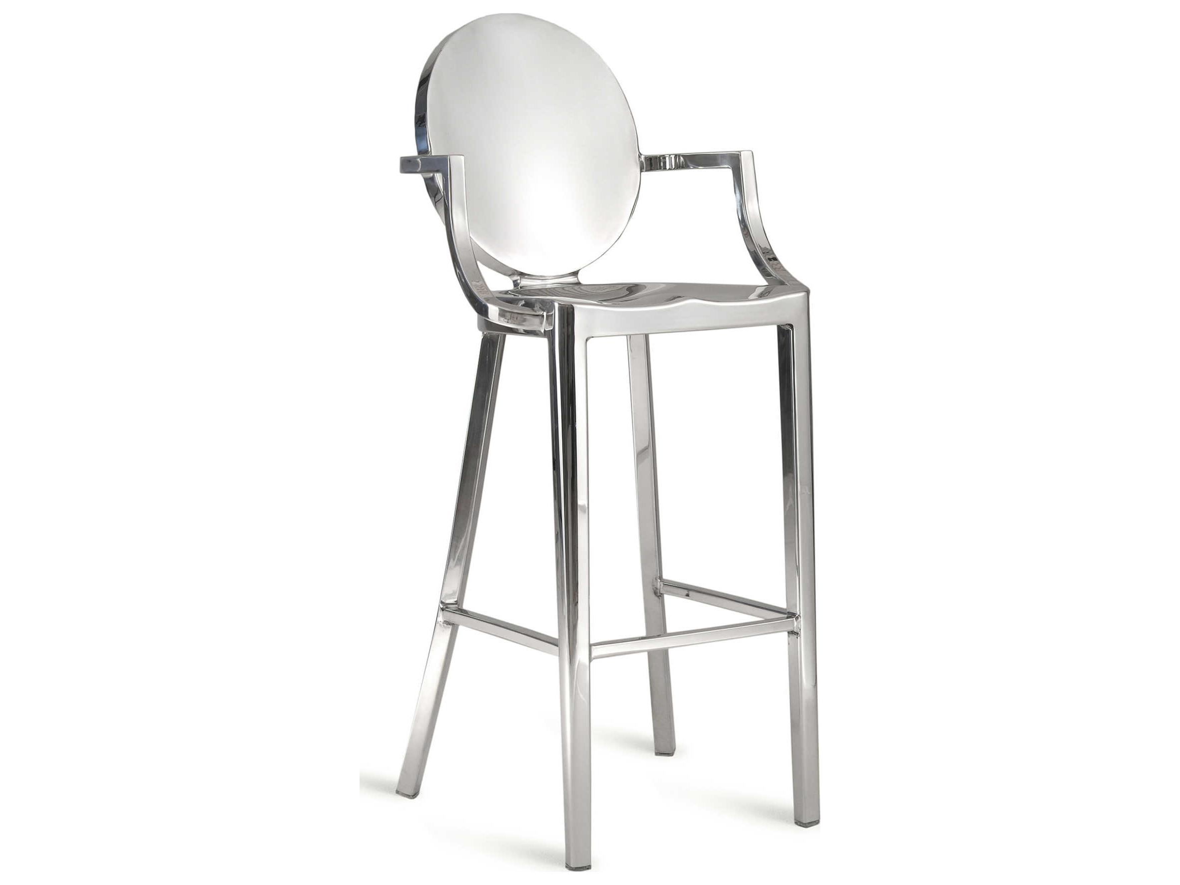 Emeco Kong Polished Aluminum Bar Stool