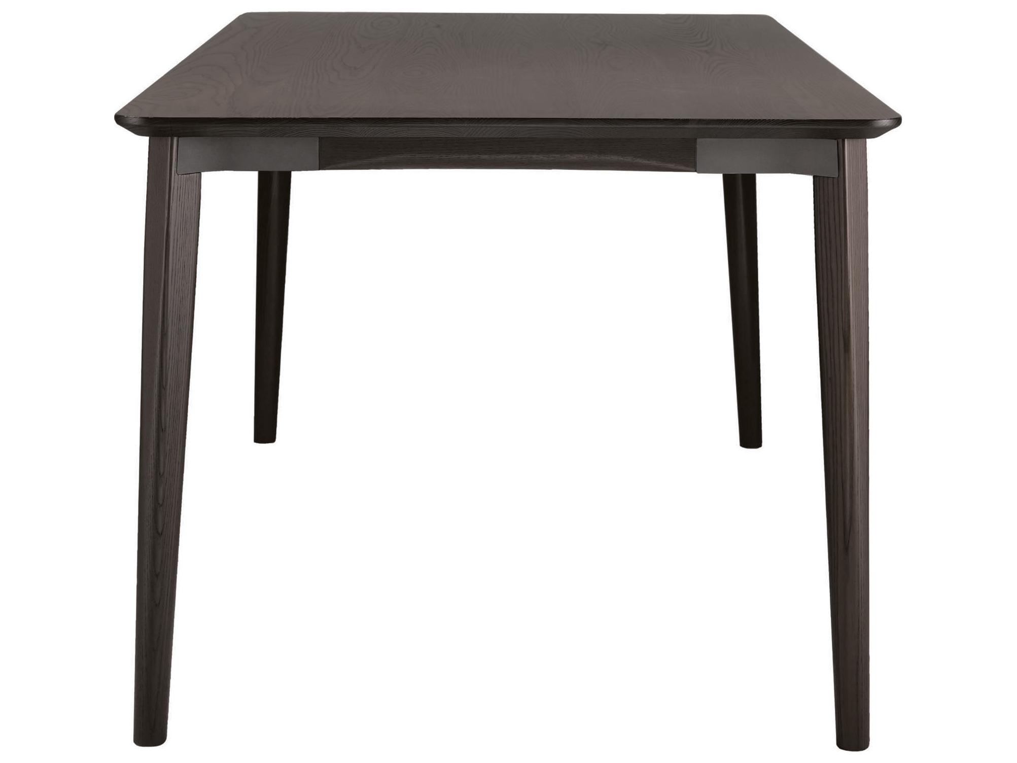 Emeco Lancaster By Michael Young Rectangular Wood Dark Grey Ash Dining Table