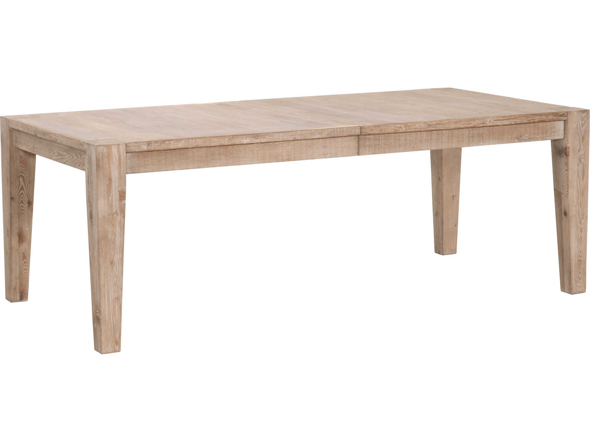 Luxecor Respite Extendable Rectangular Wood Smoke Gray Dining Table