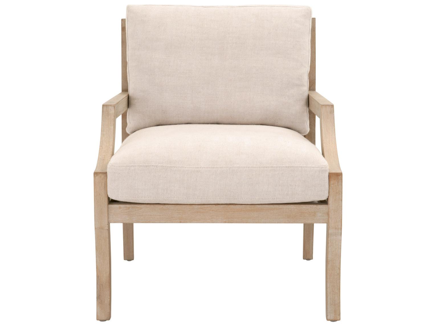 Luxecor Respite Beige Fabric Accent Chair