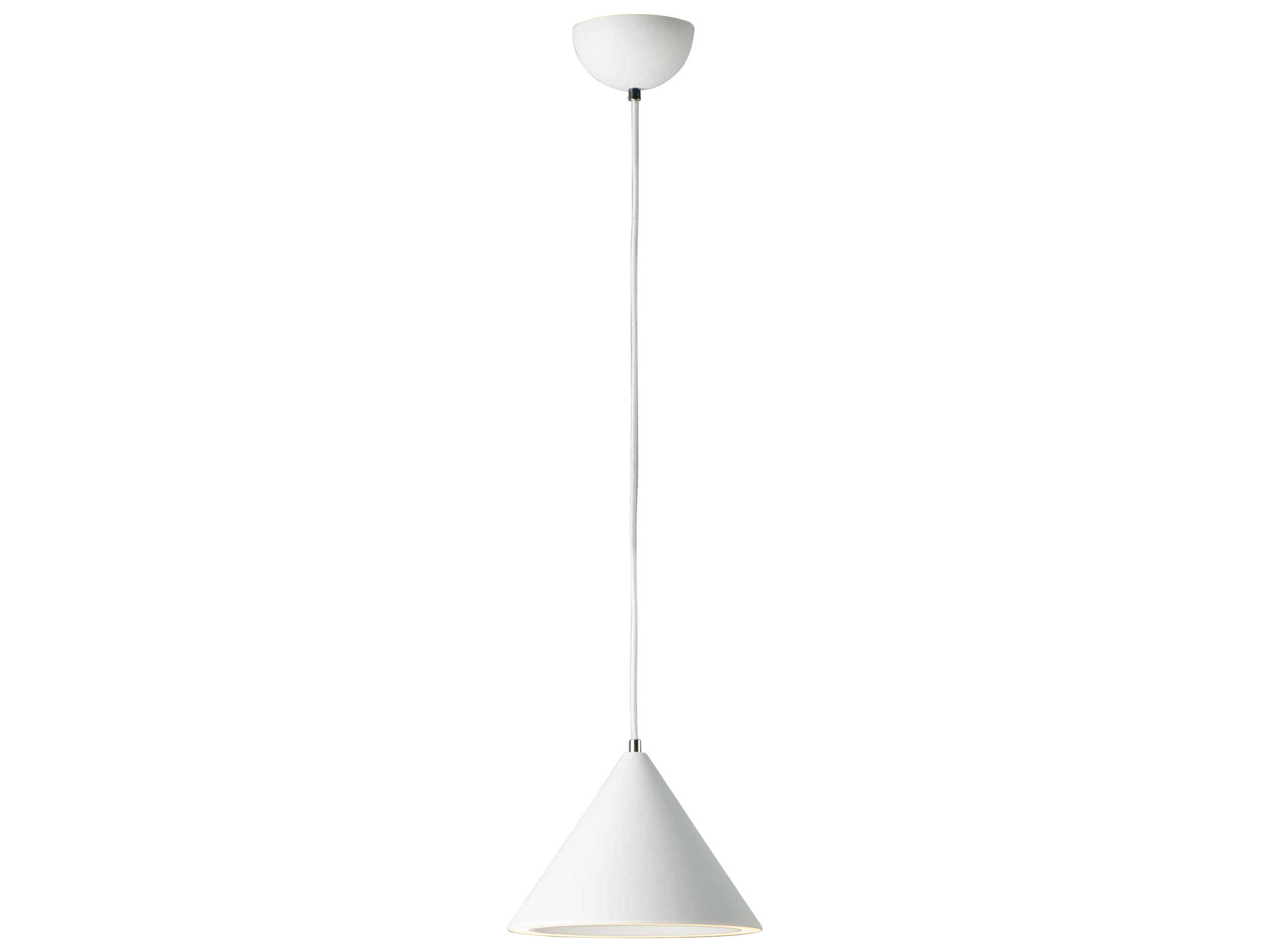 ET2 1-Light Matte White LED Mini Pendant