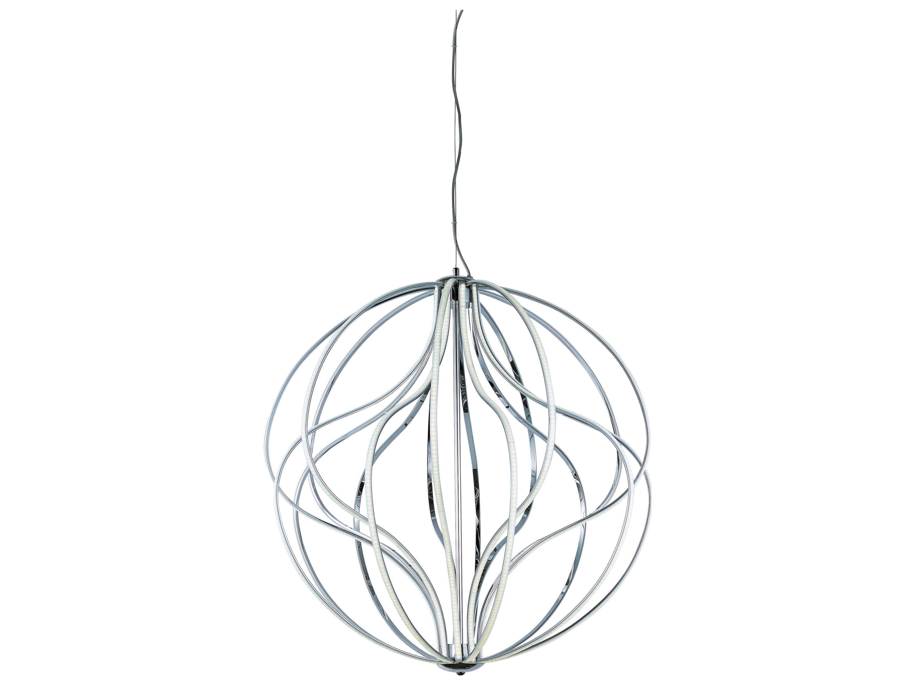 ET2 Aura 18-Light8-Light Polished Chrome LED Geometric Pendant