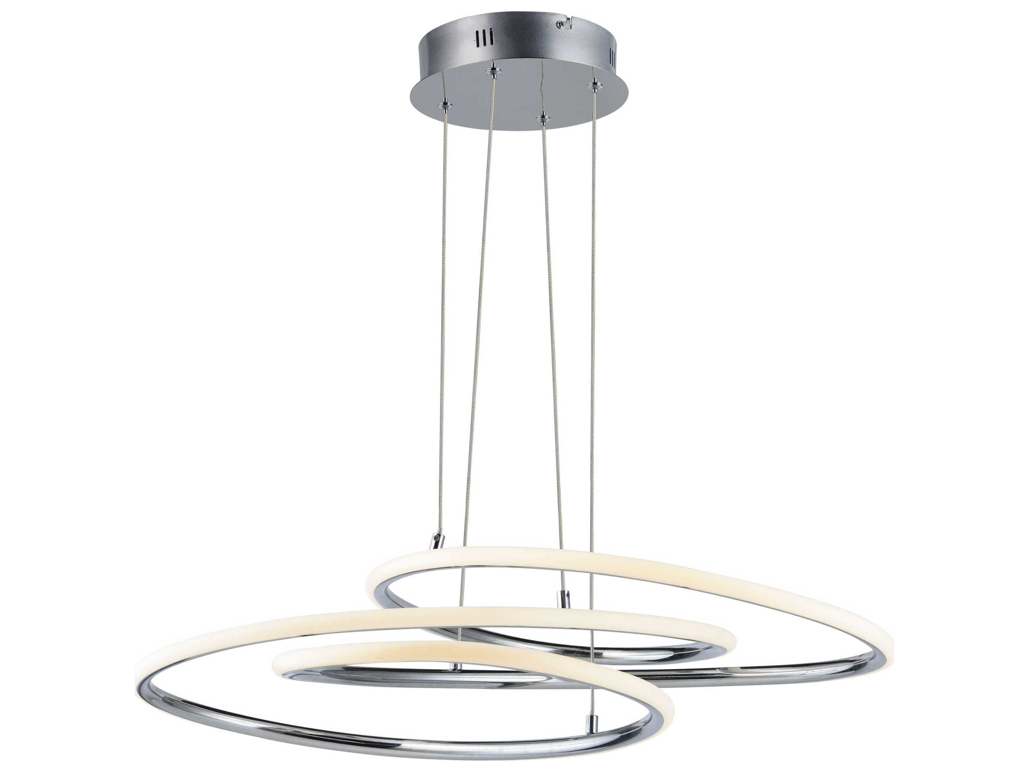 ET2 Coaster 1-Light Polished Chrome LED Pendant
