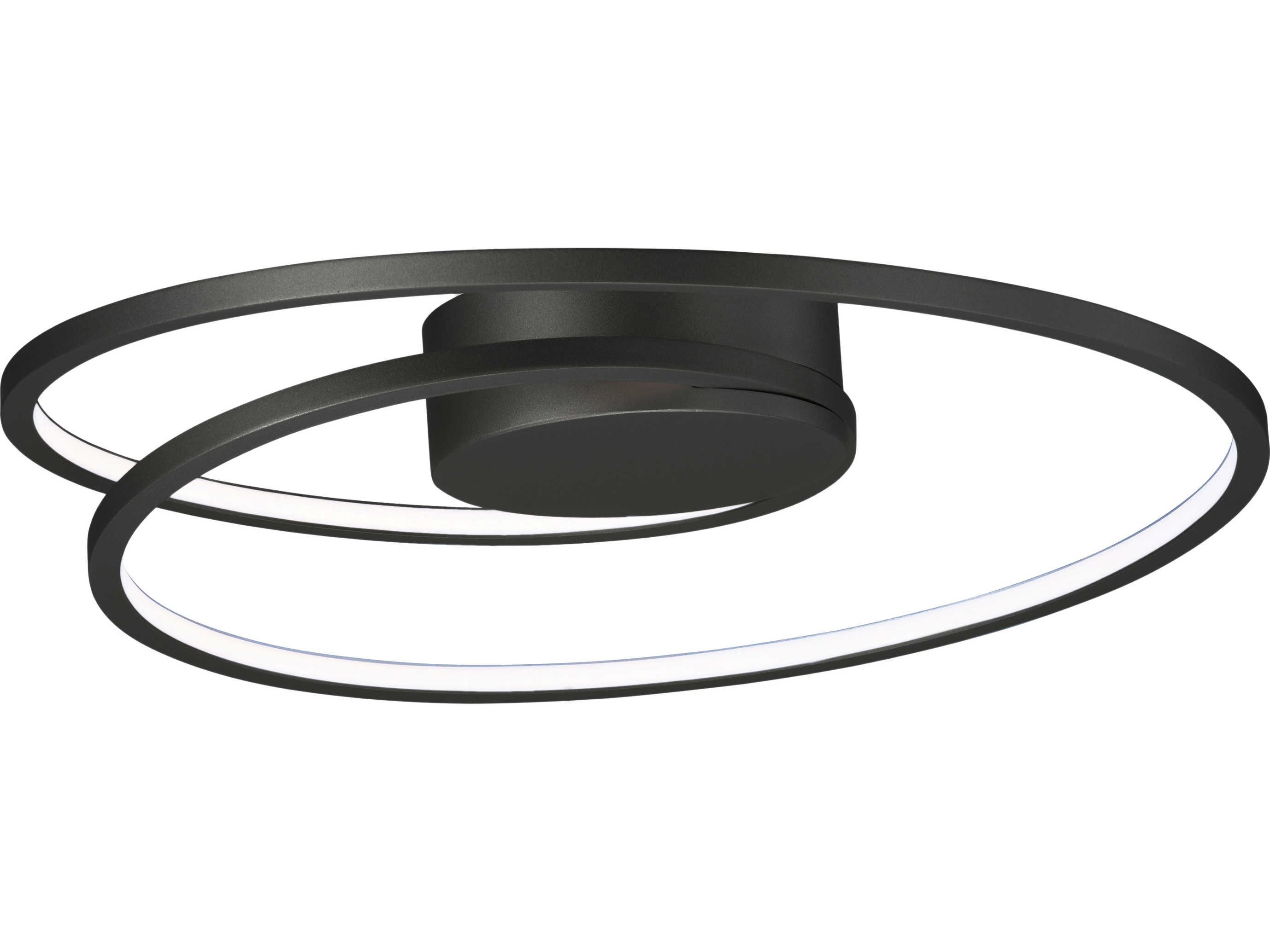 ET2 Cycle 1-Light Black LED Flush Mount