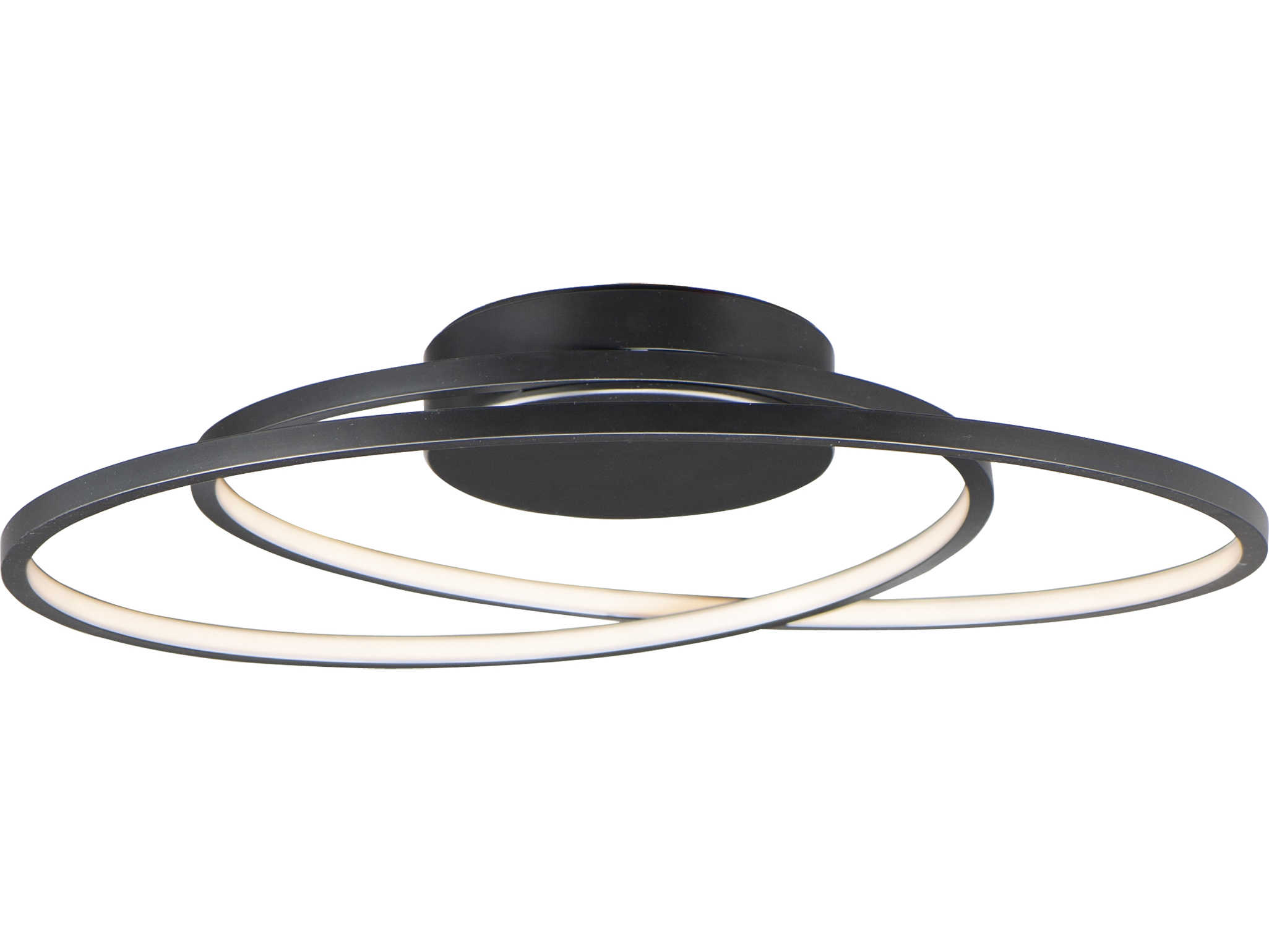 ET2 Cycle 1-Light Black LED Flush Mount