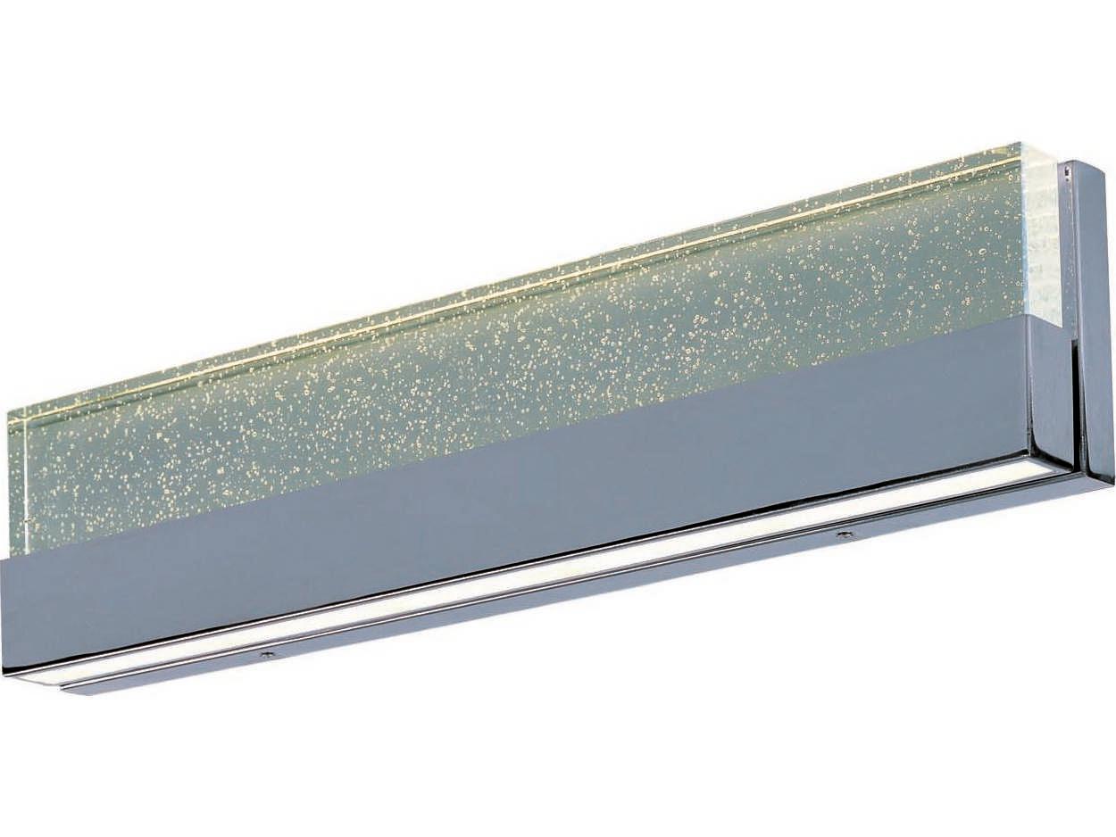 ET2 Fizz Iii 2-Light Polished Chrome Glass LED Vanity Light