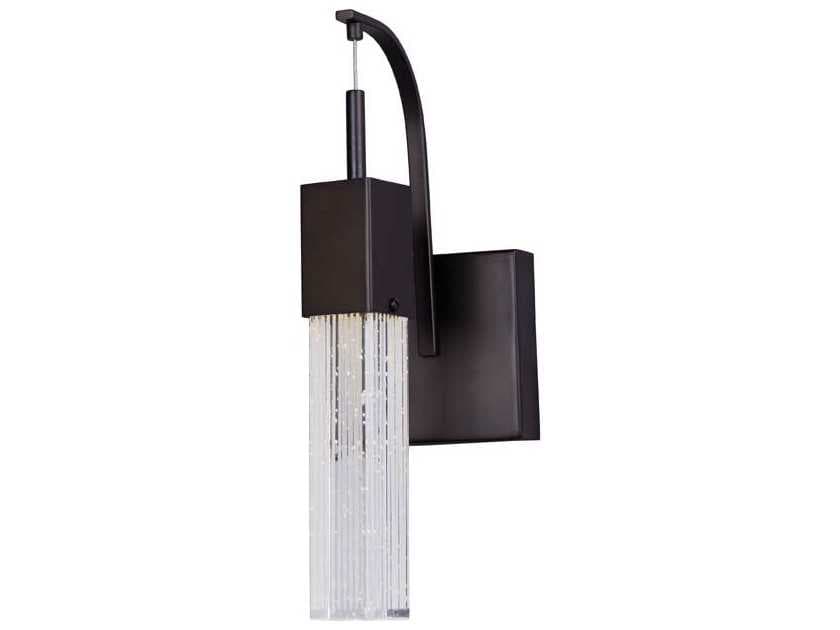 ET2 Fizz Iii 1-Light Bronze Glass LED Wall Sconce