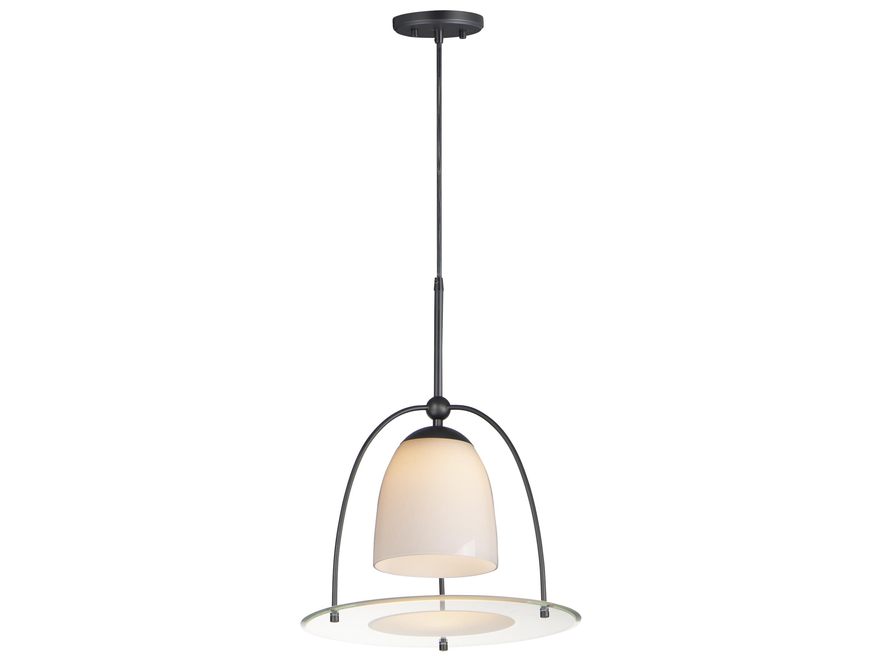 ET2 Focal Point 1-Light Black LED Bell Pendant