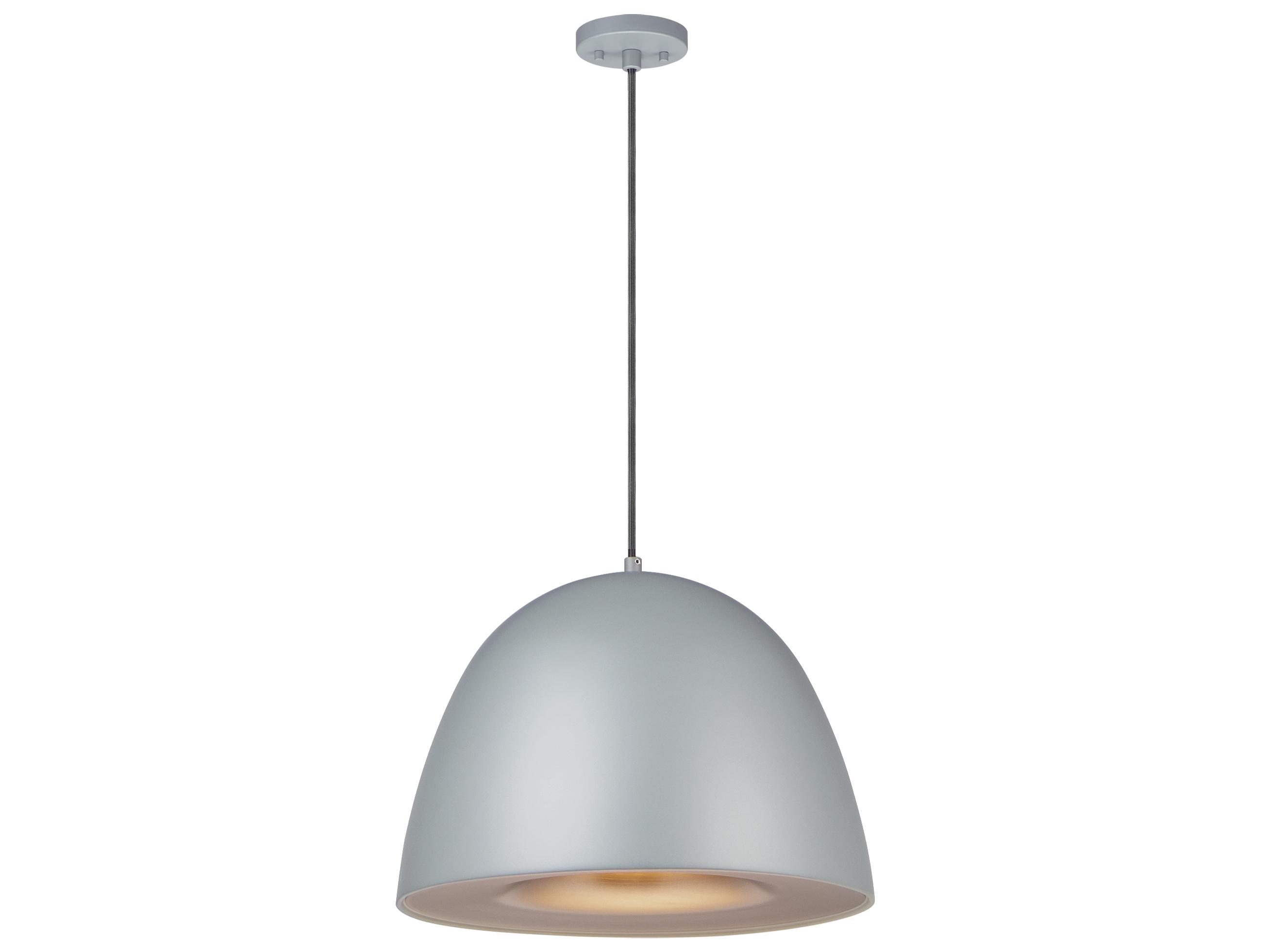 ET2 Fungo 1-Light Dark Grey Coffee Brown LED Dome Pendant