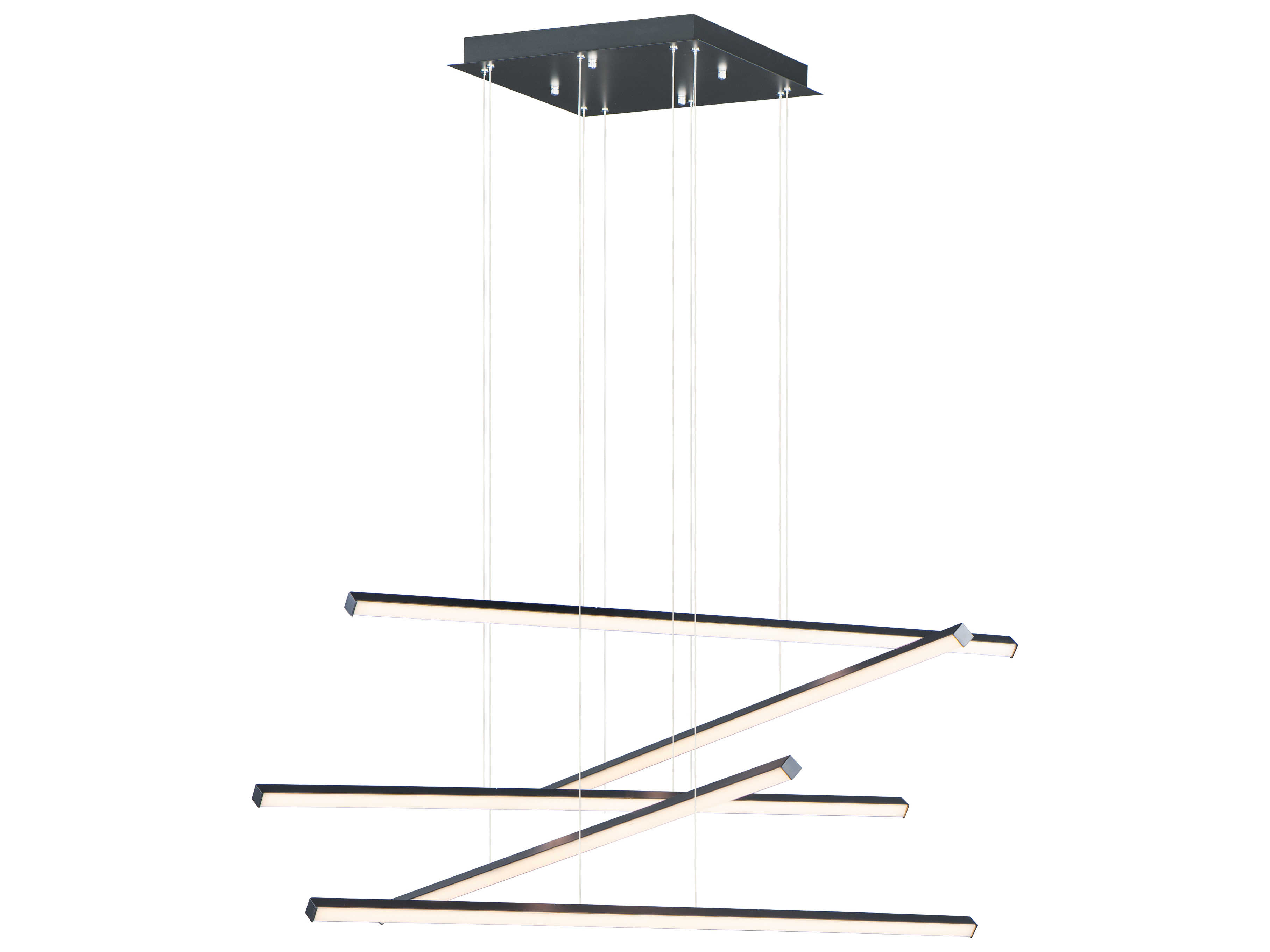 ET2 Hover 5-Light Black LED Tiered Pendant