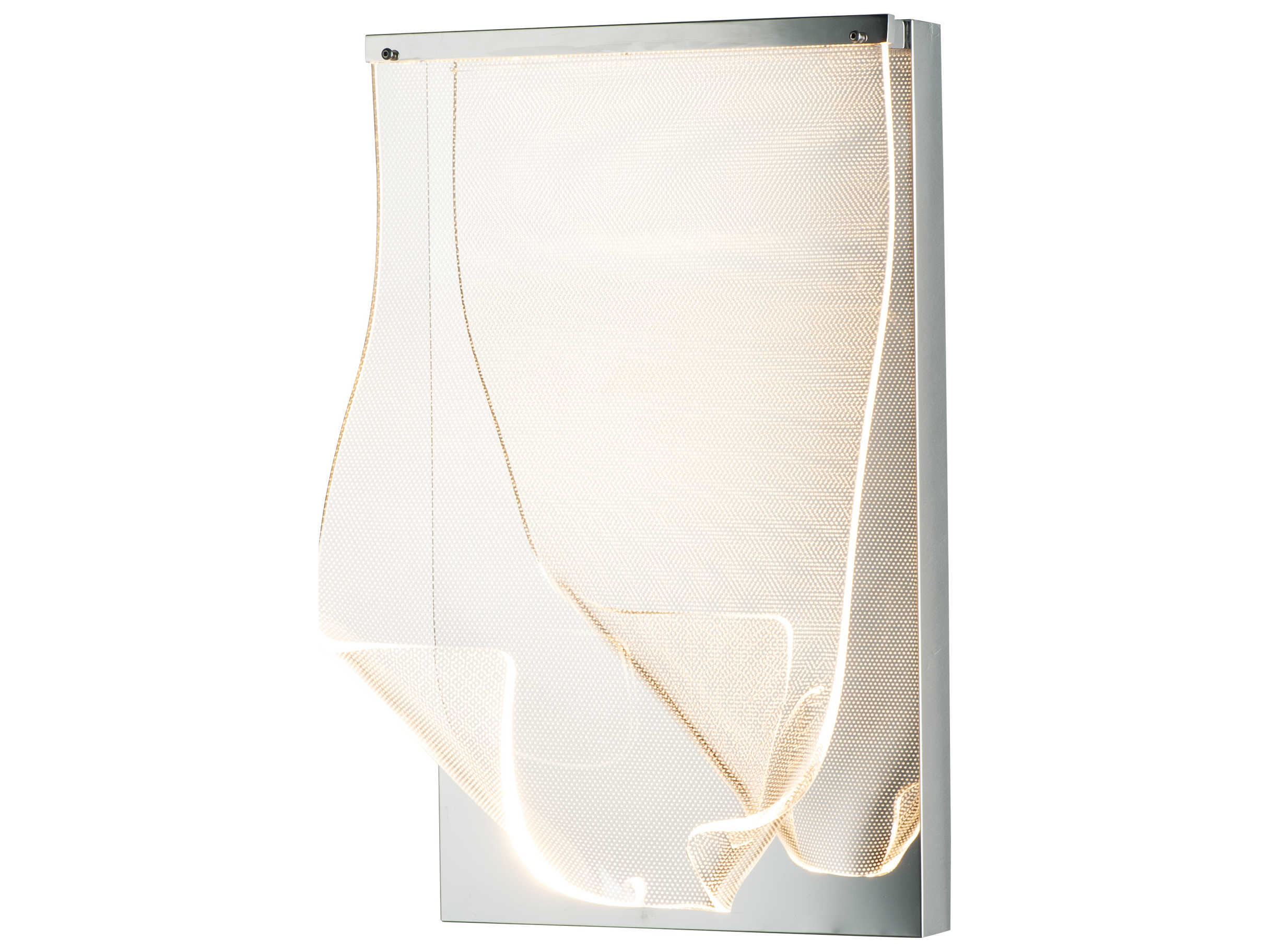 ET2 Rinkle 1-Light Polished Chrome LED Wall Sconce