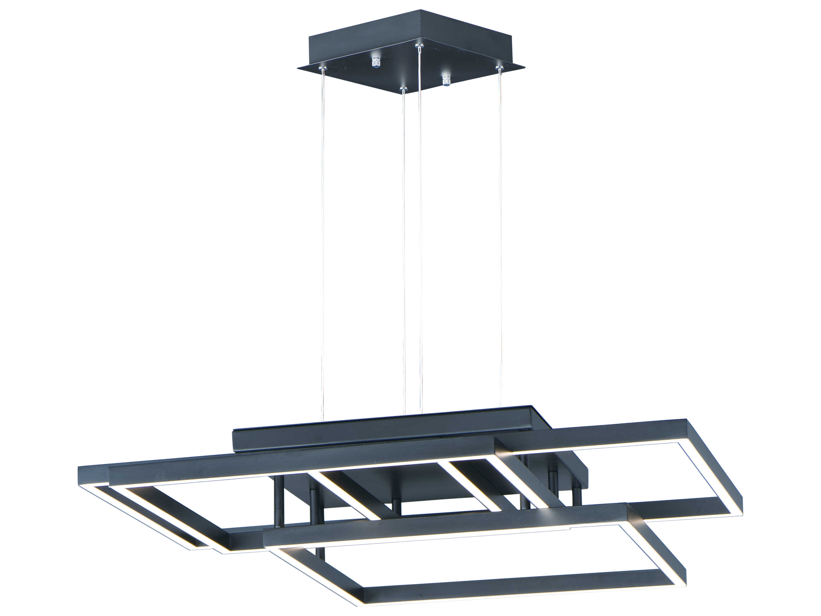 ET2 Traverse Led 1-Light Black LED Geometric Linear Pendant