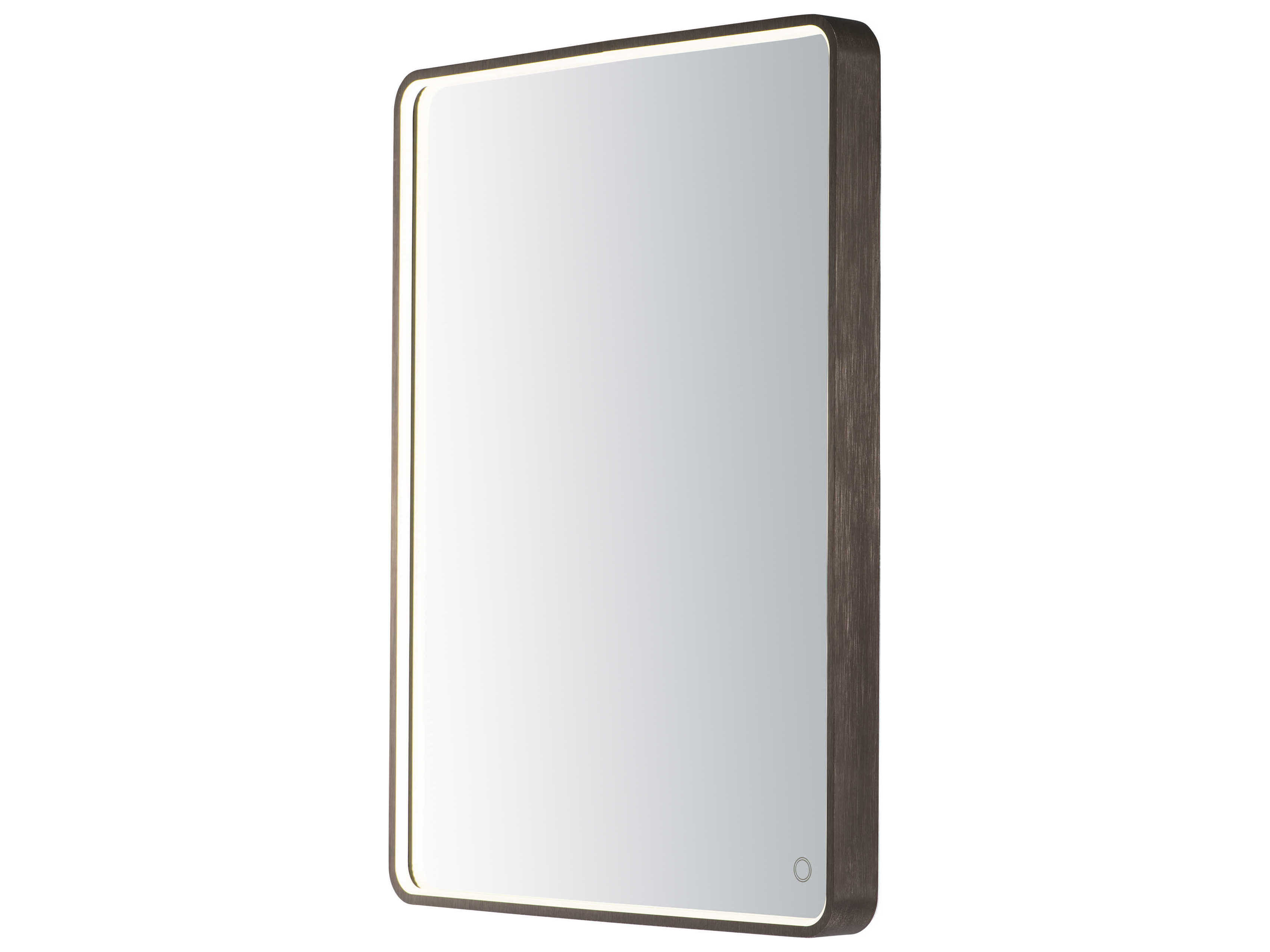 ET2 Anodized Bronze LED Rectangular Wall Mirror