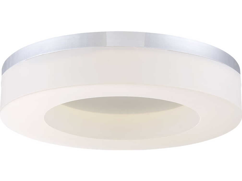 Eurofase Abell 1-Light Chrome LED Round Flush Mount