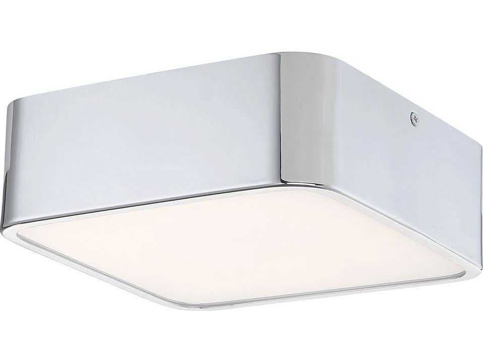 Eurofase Bays 1-Light Chrome LED Flush Mount