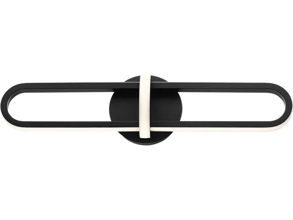 Eurofase Botton Matte Black LED Vanity Light