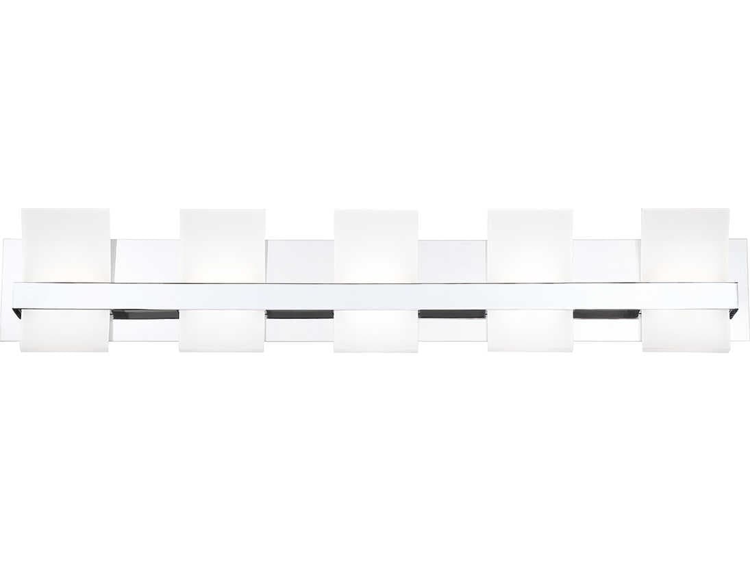 Eurofase Cambridge 5-Light Chrome LED Vanity Light