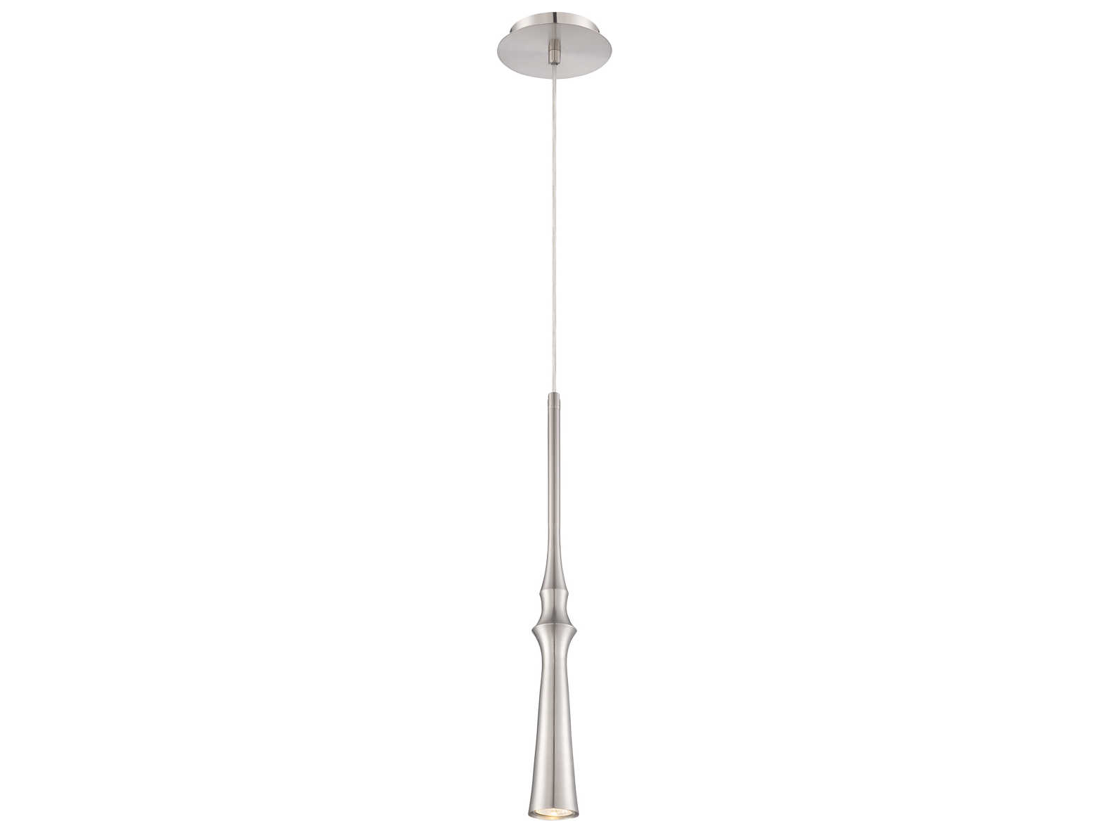 Eurofase Cani 1-Light Satin Nickel Mini Pendant