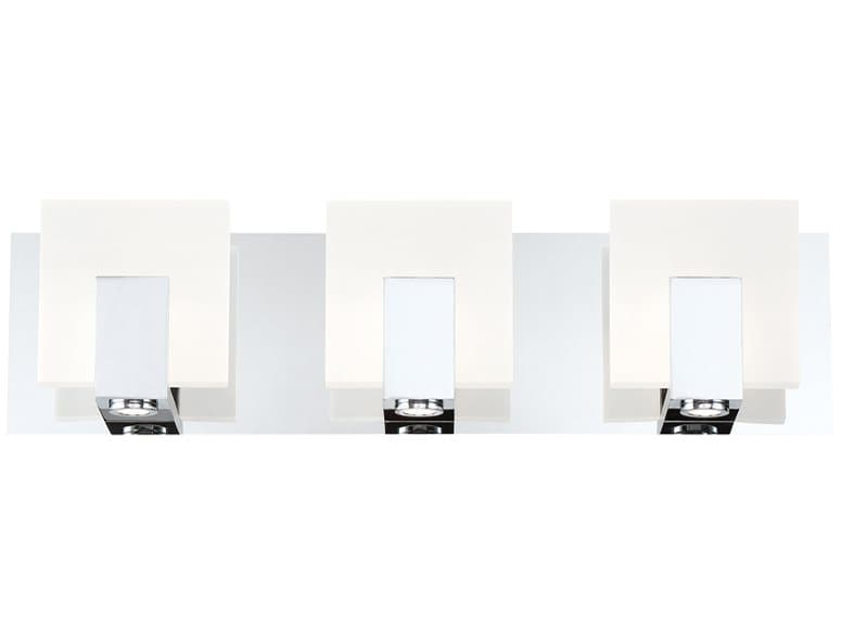 Eurofase Canmore 3-Light Chrome LED Vanity Light