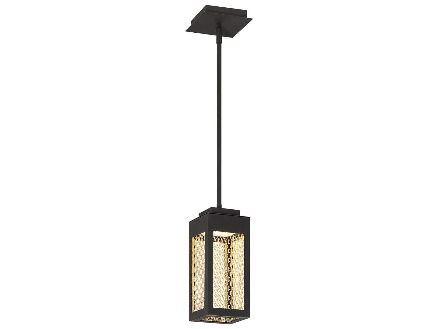 Eurofase Coop Sand Black LED Mini Pendant