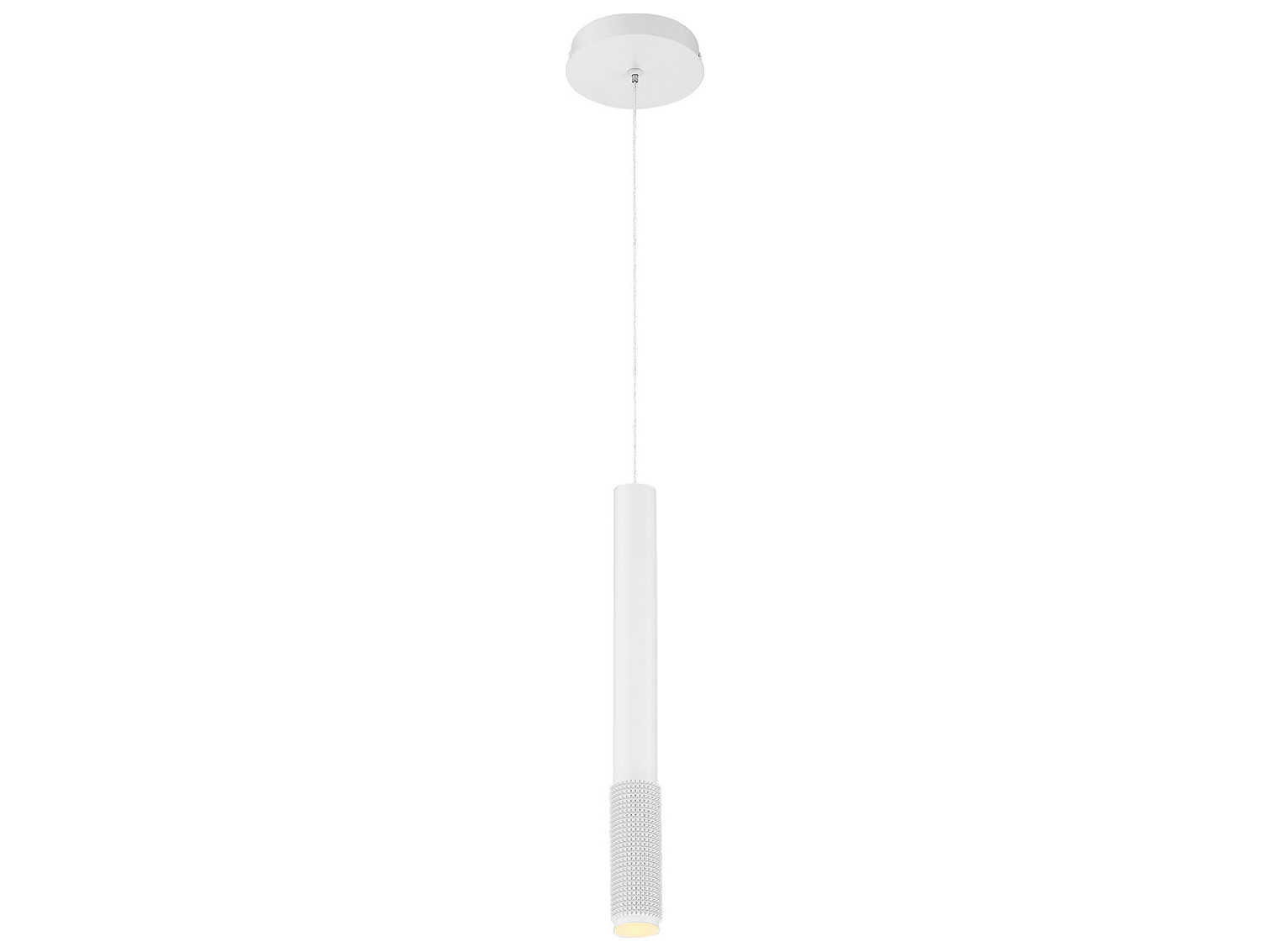 Eurofase Davenport White LED Cylinder Mini Pendant