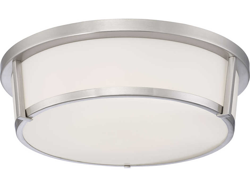 Eurofase Java 1-Light Satin Nickel LED Round Flush Mount