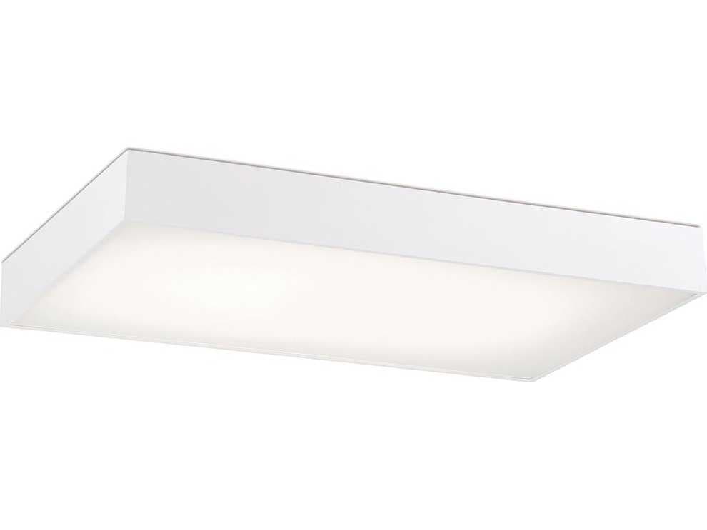 Eurofase Mac 1-Light White LED Flush Mount
