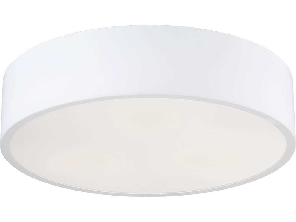 Eurofase Napoleon 1-Light White LED Flush Mount