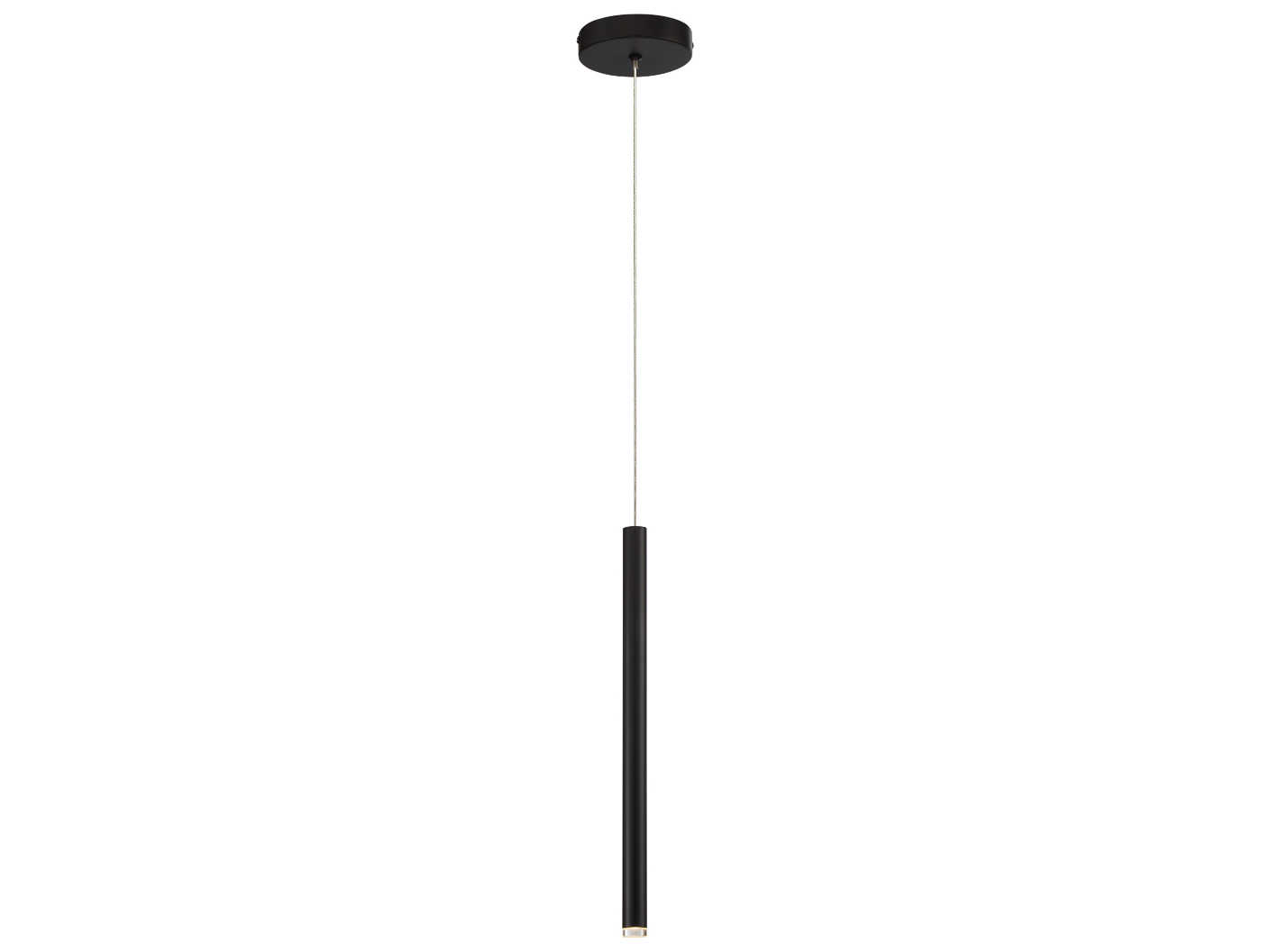 Eurofase Navada Black LED Cylinder Mini Pendant