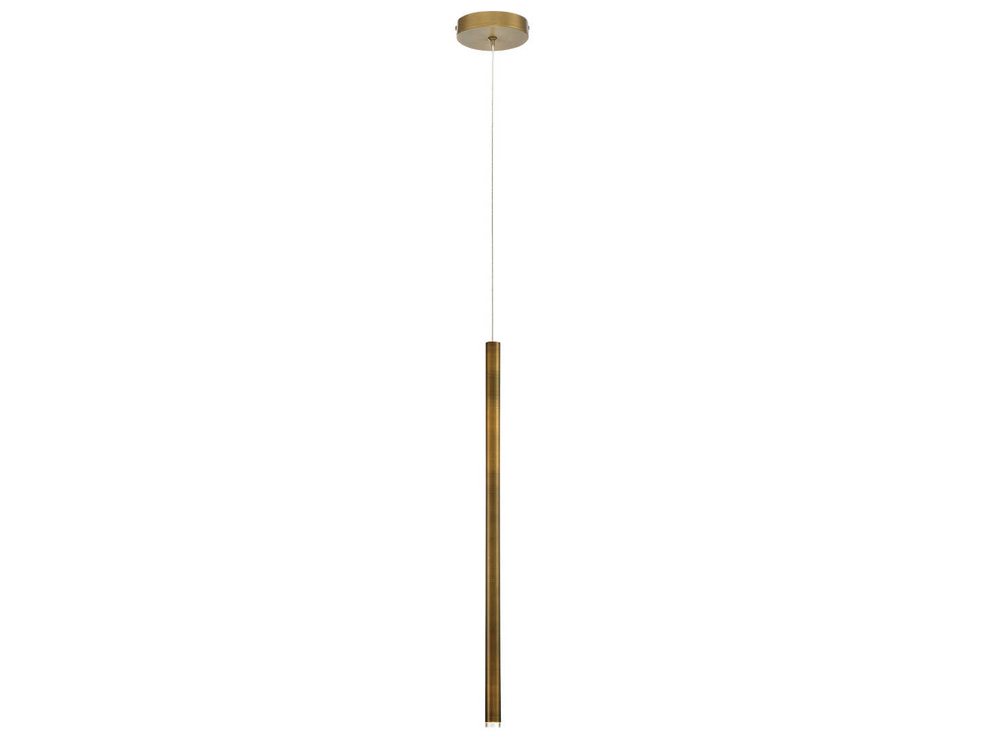 Eurofase Navada Antique Brass LED Cylinder Mini Pendant