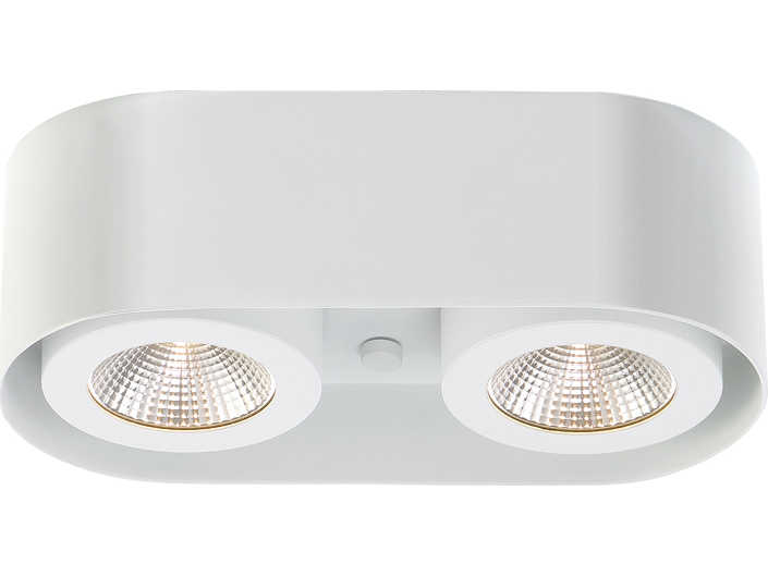 Eurofase Nymark 2-Light White LED Round Flush Mount