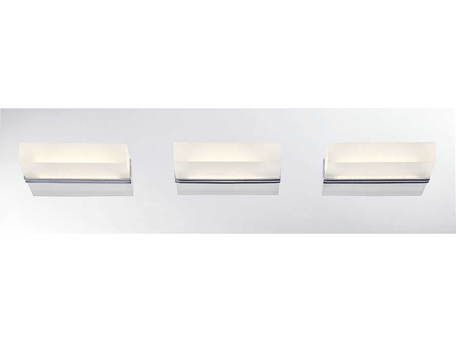 Eurofase Olson 3-Light Chrome LED Vanity Light
