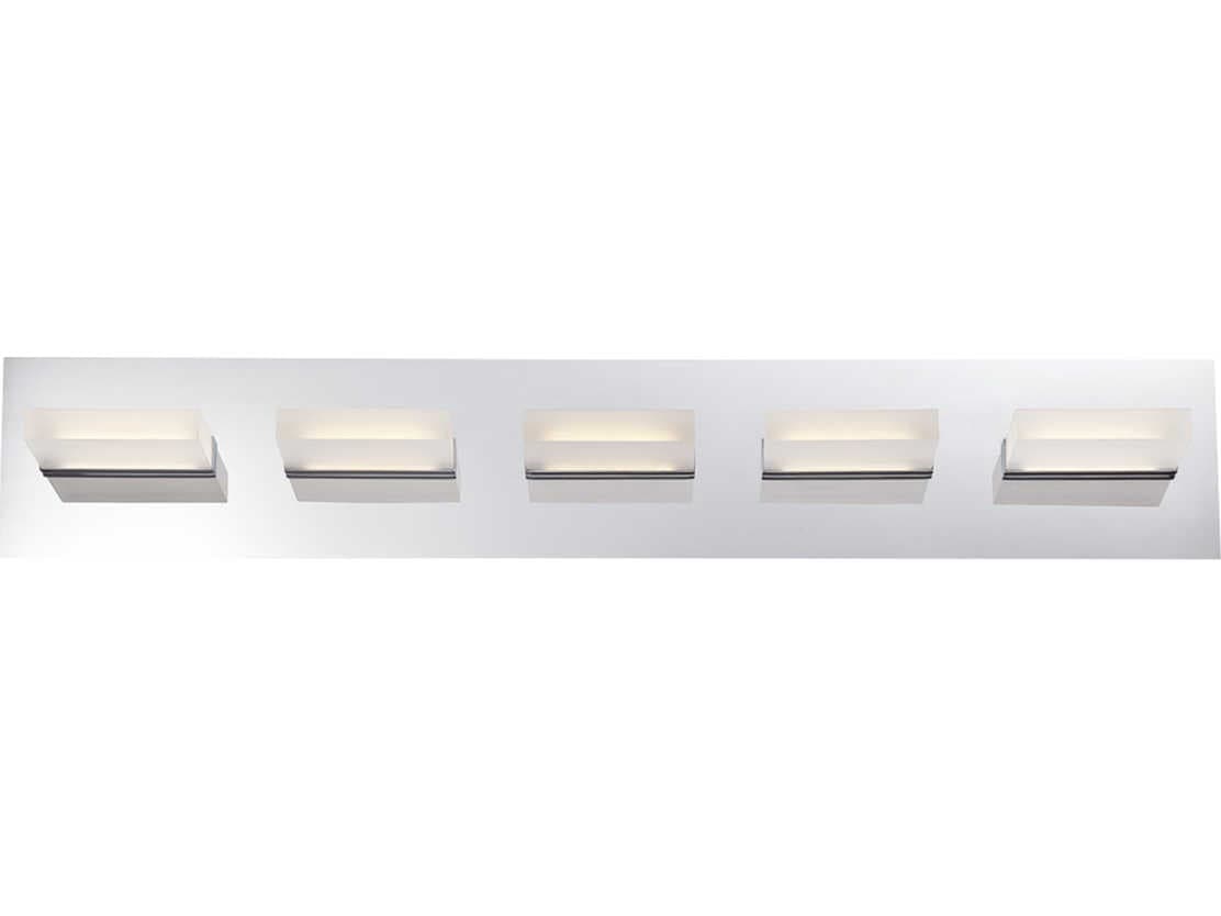 Eurofase Olson 5-Light Chrome LED Vanity Light