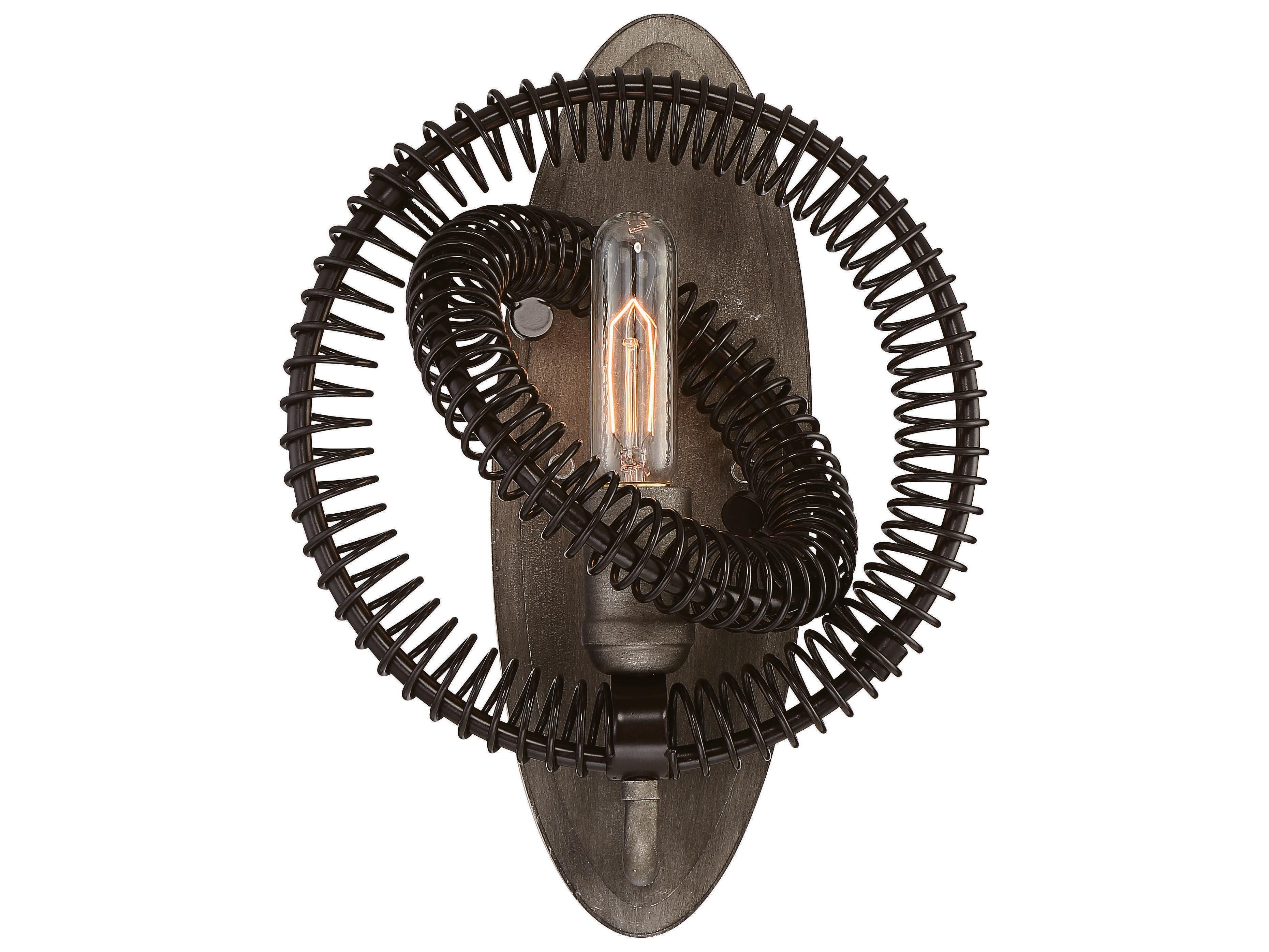 Eurofase Orbita 1-Light Vintage Bronze Wall Sconce