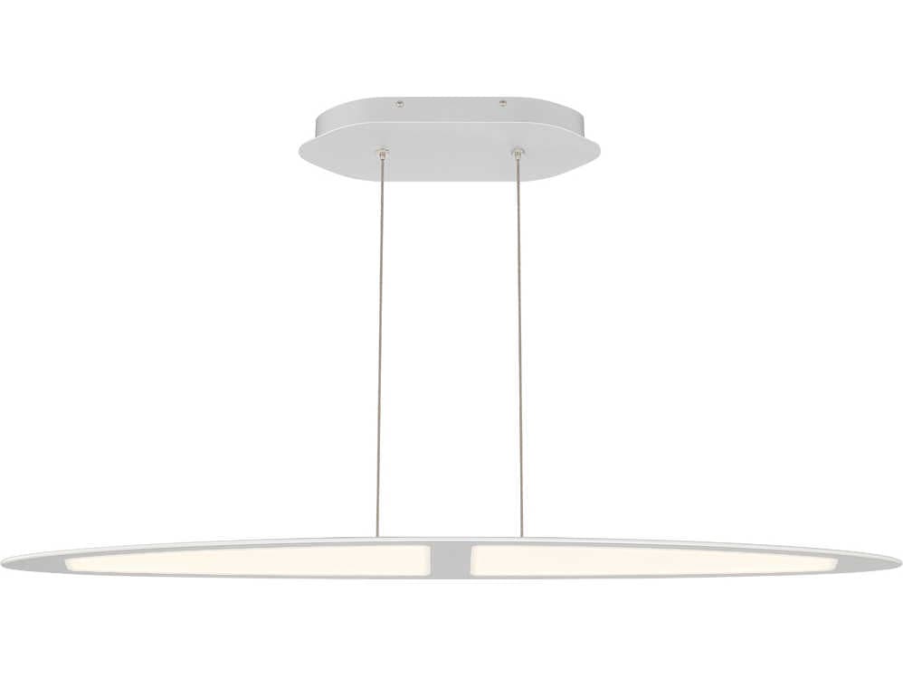Eurofase Ormont Brushed Nickel LED Linear Island Pendant