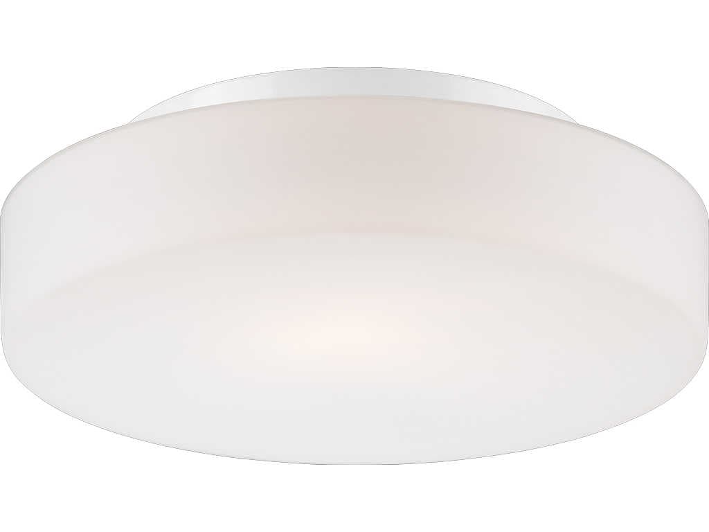 Eurofase Ramata 1-Light White Round Flush Mount