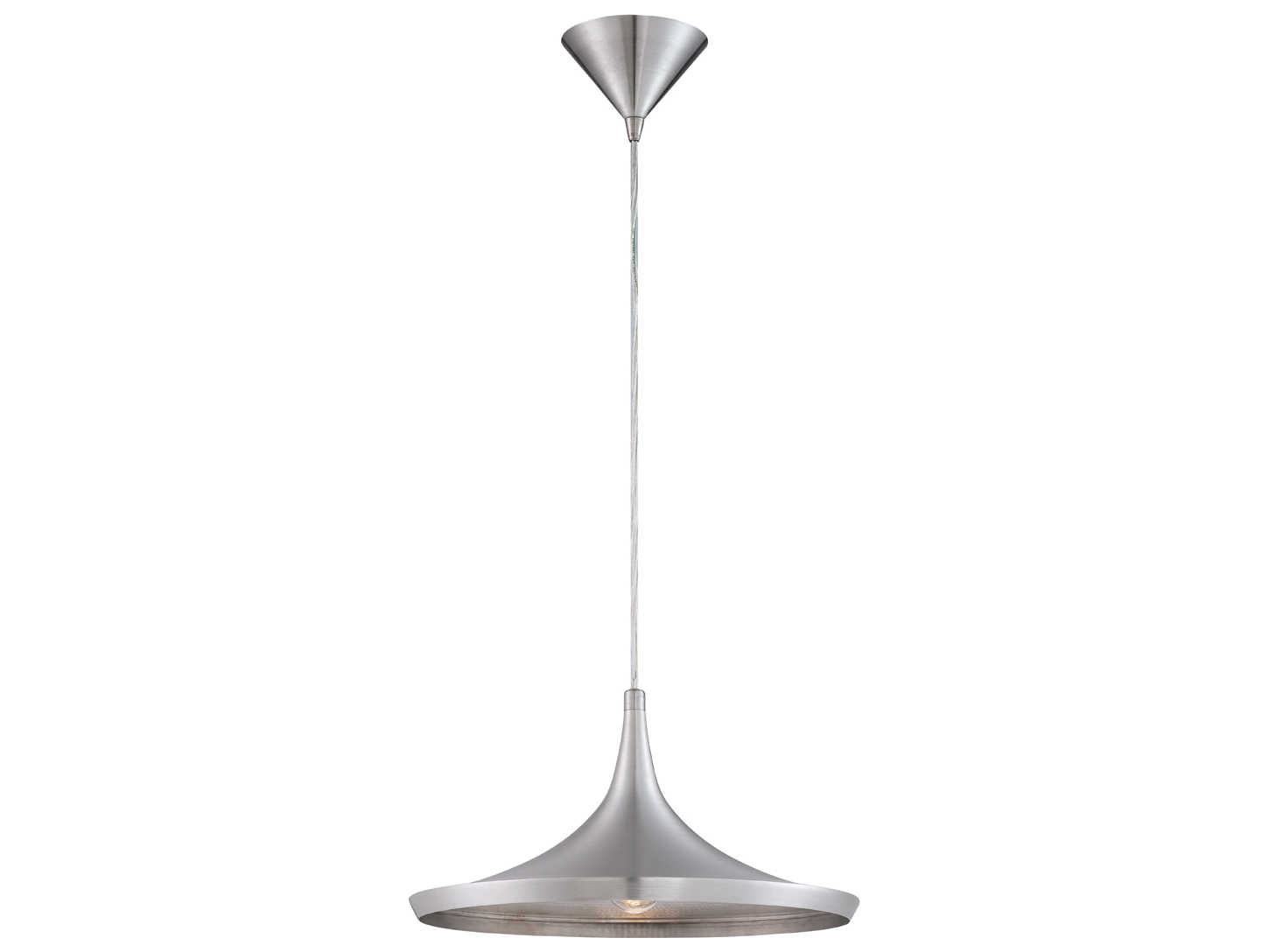 Eurofase Ramos 1-Light Brushed Nickel Pendant
