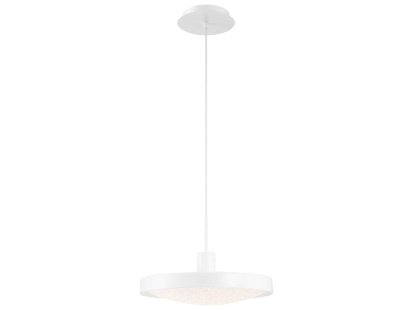 Eurofase Sandstone White LED Bowl Round Pendant