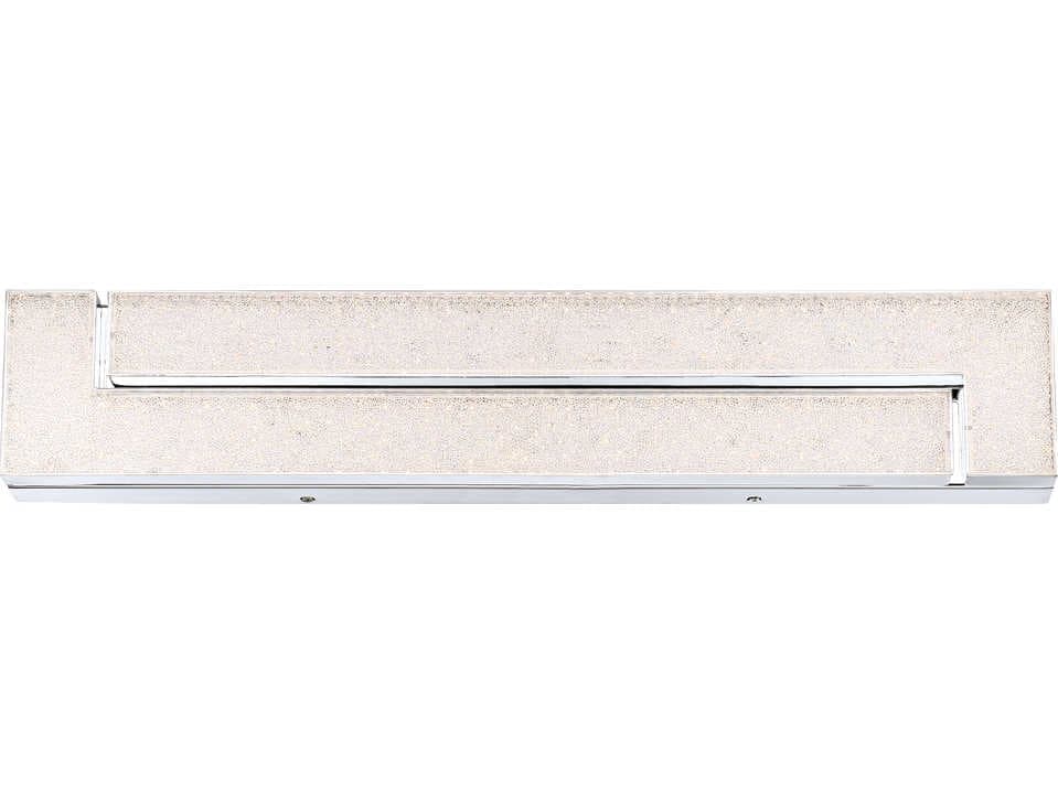 Eurofase Santi Chrome Crystal LED Vanity Light