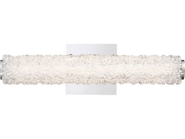 Eurofase Sassi Chrome Crystal LED Vanity Light